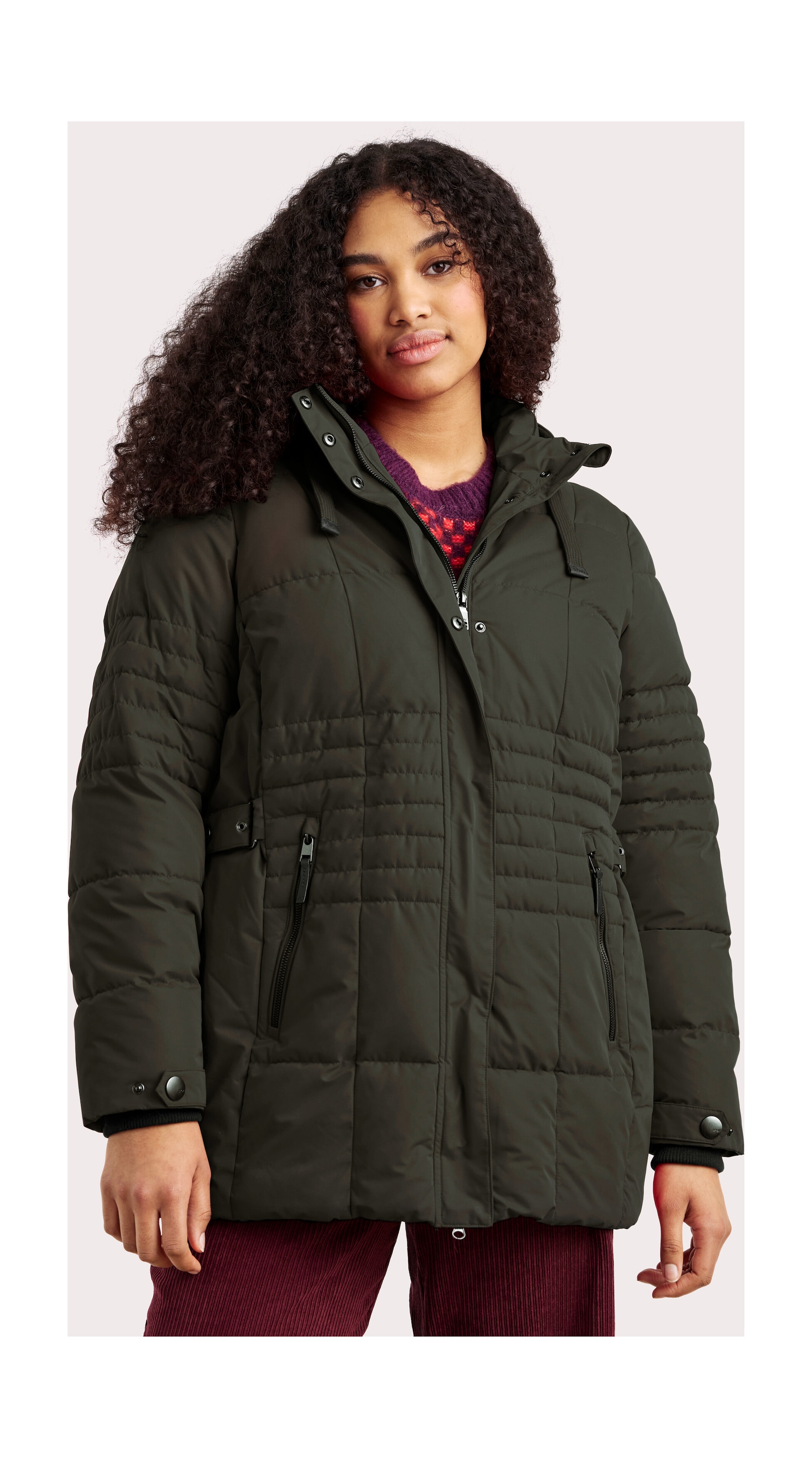 STOY Steppjacke »STW 3 WMN QLTD JCKT« Wasserabweisend, winddicht, atmungsaktiv, verstellbare Kapuze