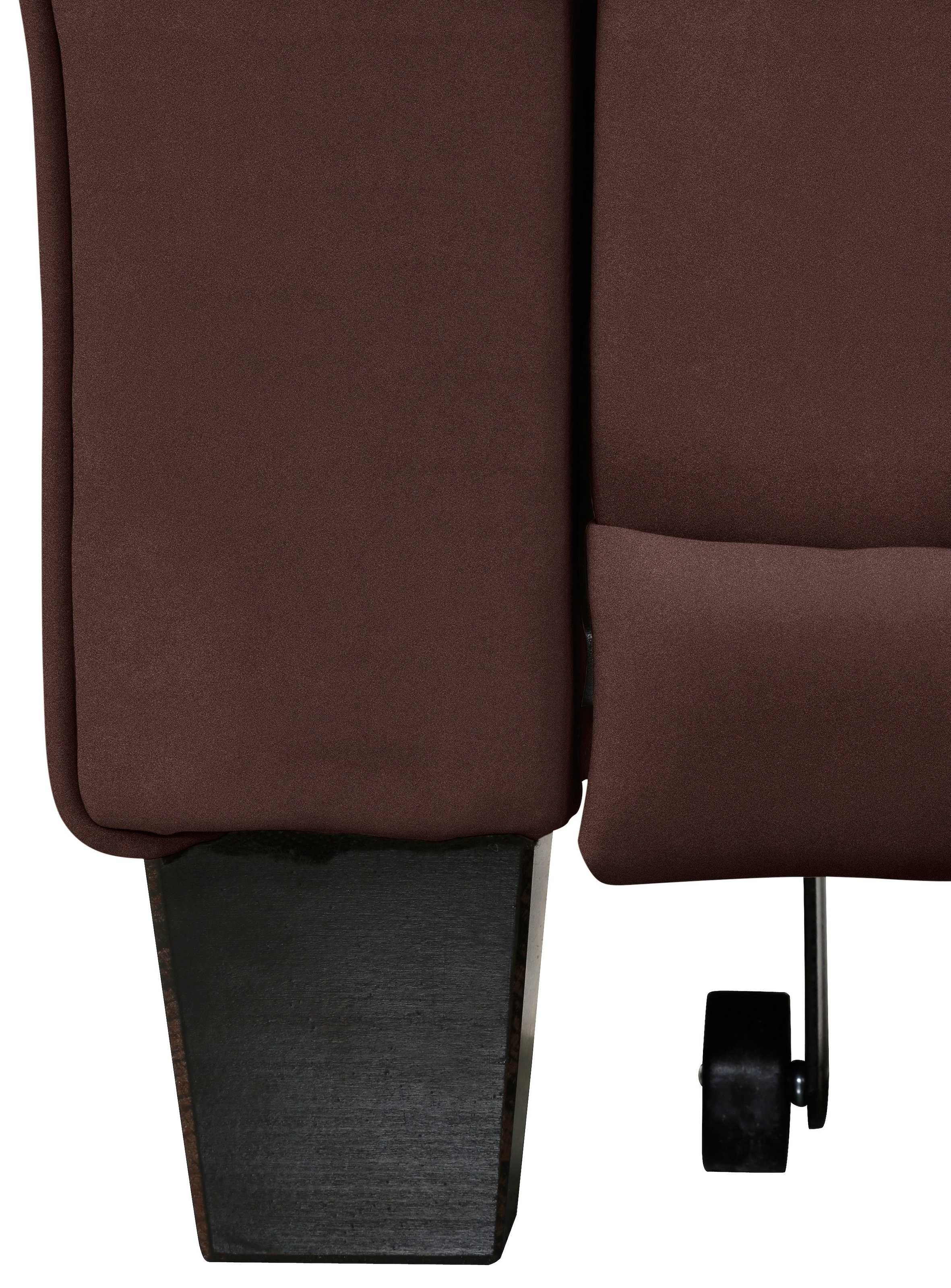 Home affaire Ecksofa »Camelita, Landhaus Sofa, 2 Varianten: Recamiere- oder Ottomane, L-Form«, wahlweise mit Bettfunktion