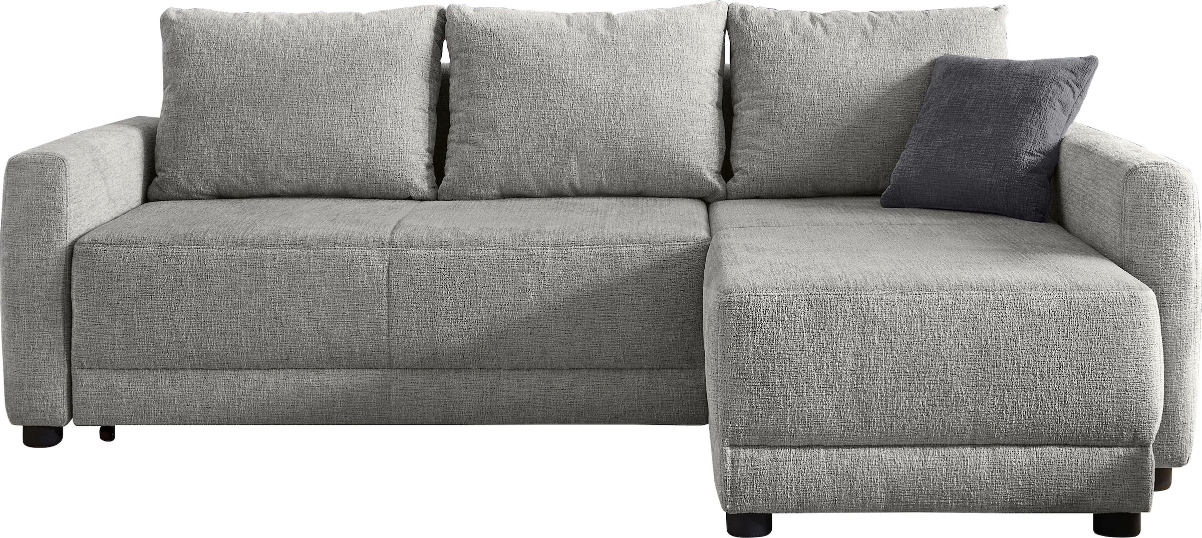 Jockenhöfer Gruppe Ecksofa »Venezia, inklusive Bettfunktion und Bettkasten« Ottomane links oder rechts montierbar, inkl. Rücken- und Zierkissen