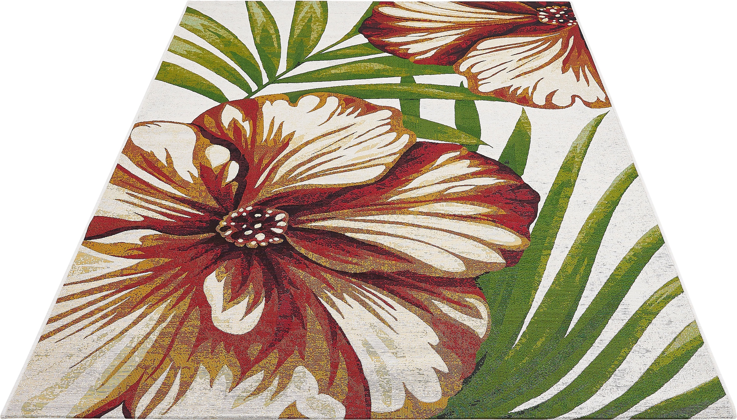 LUXOR living Teppich »Panama Blume, Made in Belgium«, rechteckig, 5 mm Höhe günstig online kaufen