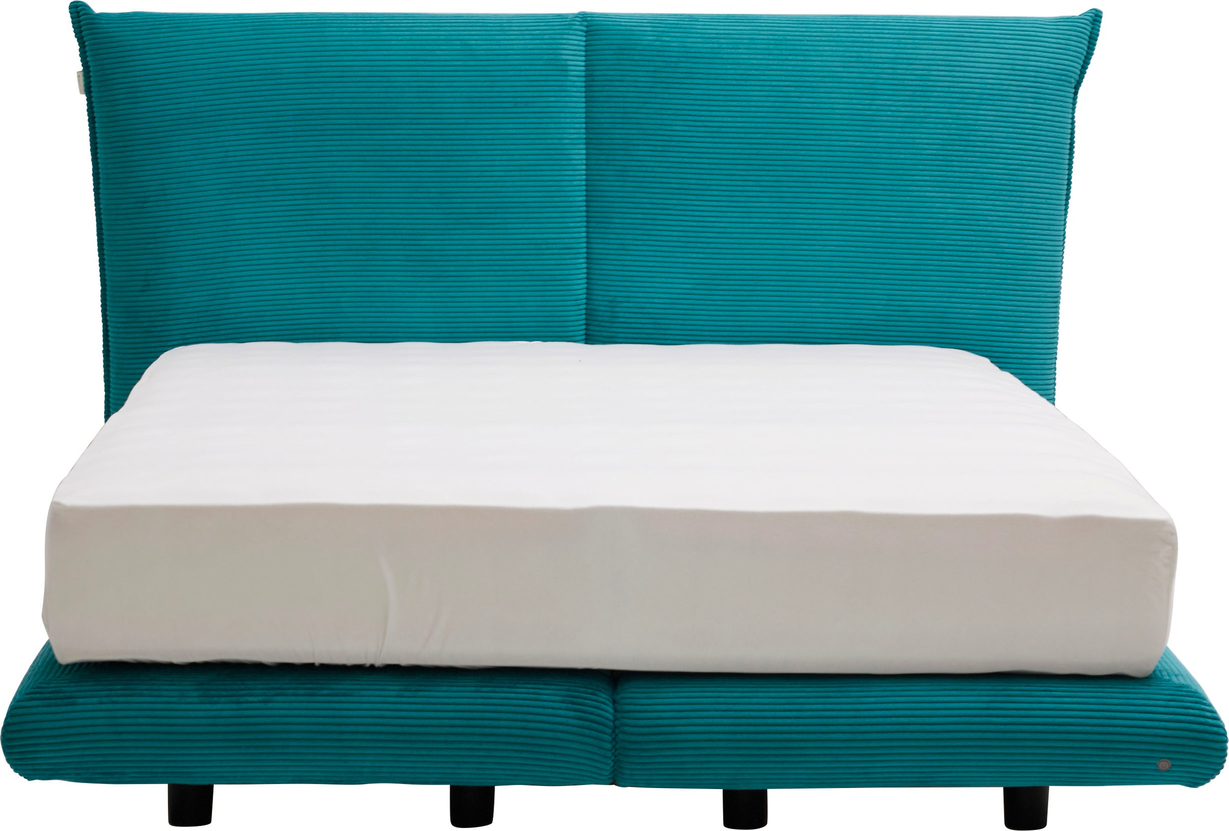 Bild von TOM TAILOR HOME Boxspringbett »SOHO PILLOW BOX«, in Schwebeoptik, Kopfteil in Kissenform, Höhe 120 cm