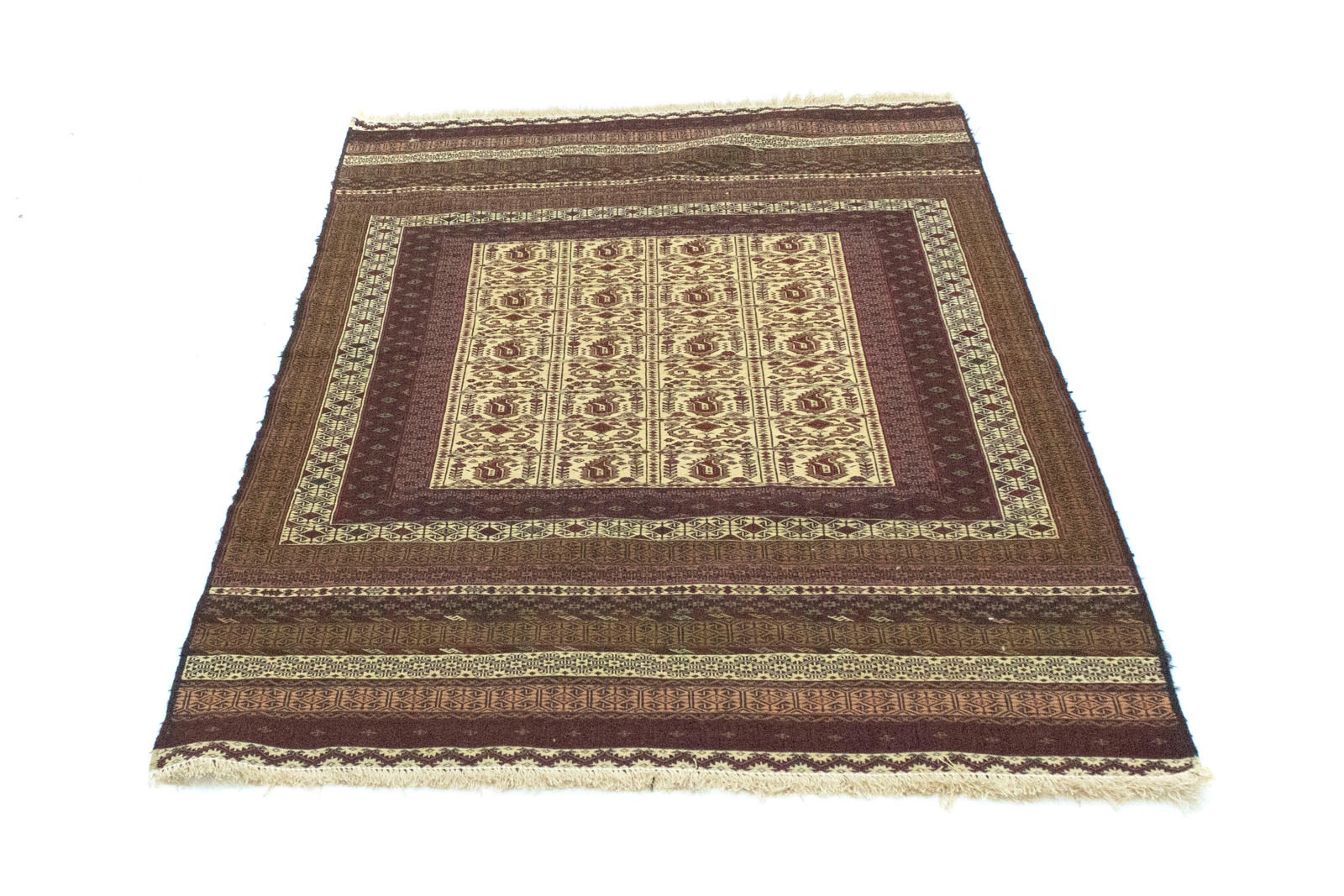 morgenland Wollteppich »Kelim Afghan Teppich handgewebt beige«, rechteckig, günstig online kaufen