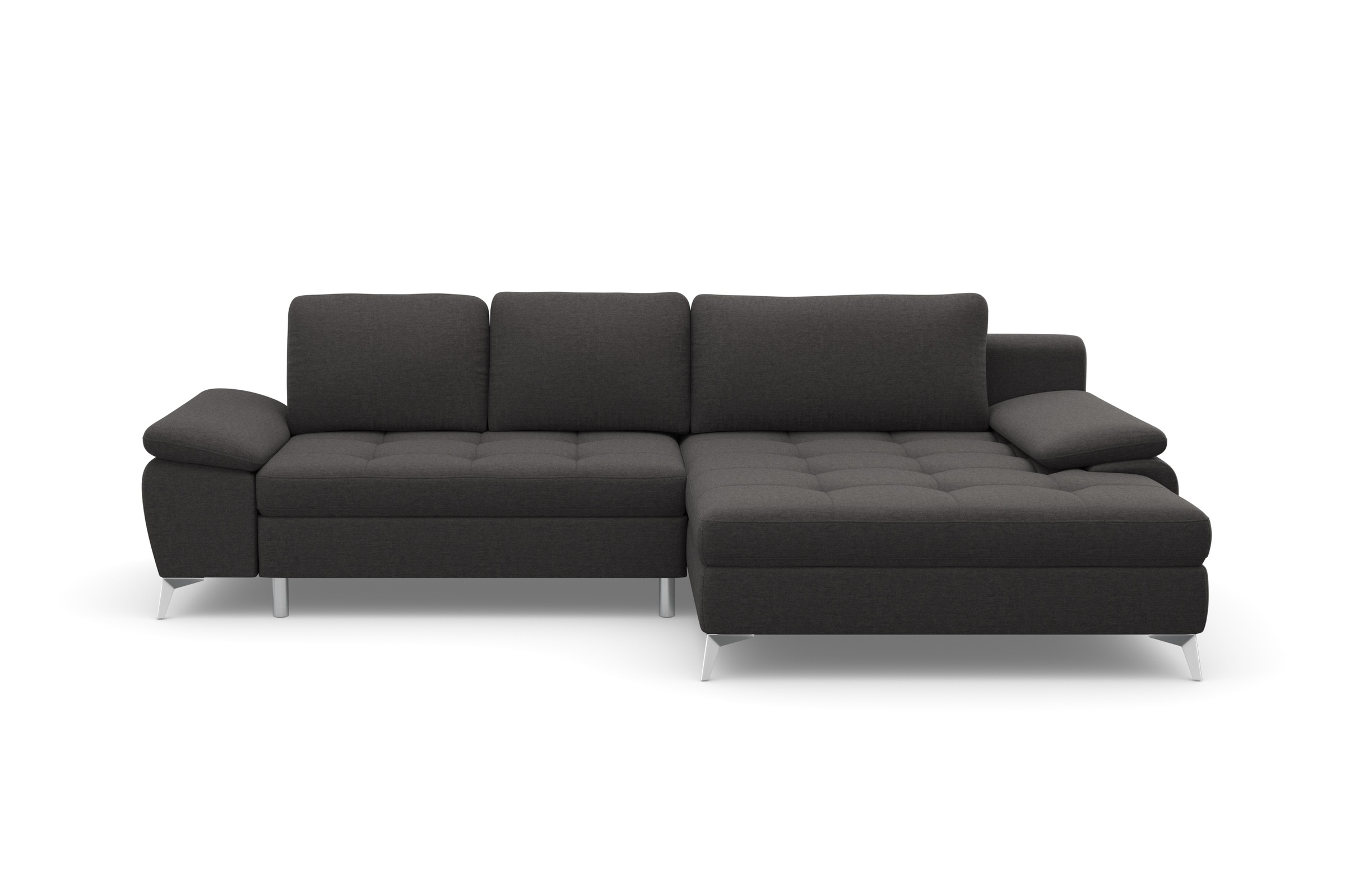 sit&more Ecksofa »Latigo L-Form«, mit Mega-Recamiere, wahlweise mit Bettfunktion und Bettkasten