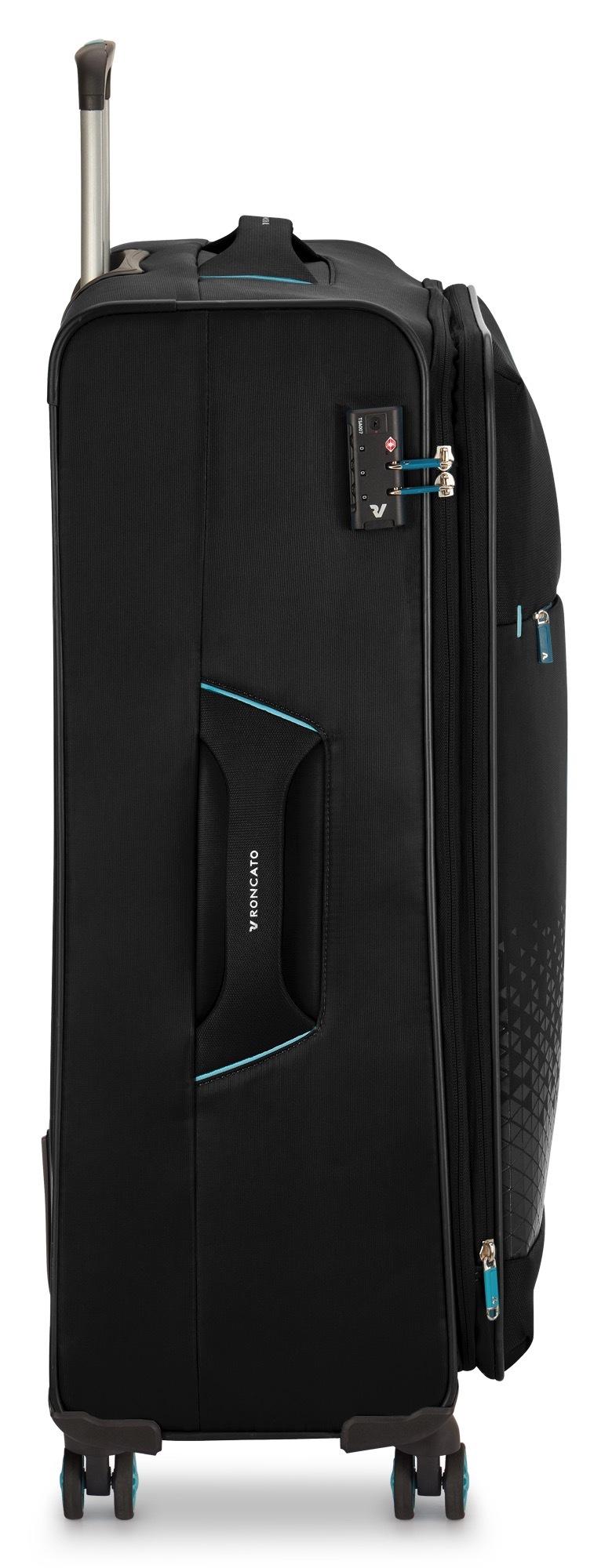 RONCATO Handgepäck-Trolley »Handgepäck-Trolley BOX 4.0, 55 cm«, 4 Rollen, Reisegepäck, Aufgabegepäck, Volumenerweiterung, TSA