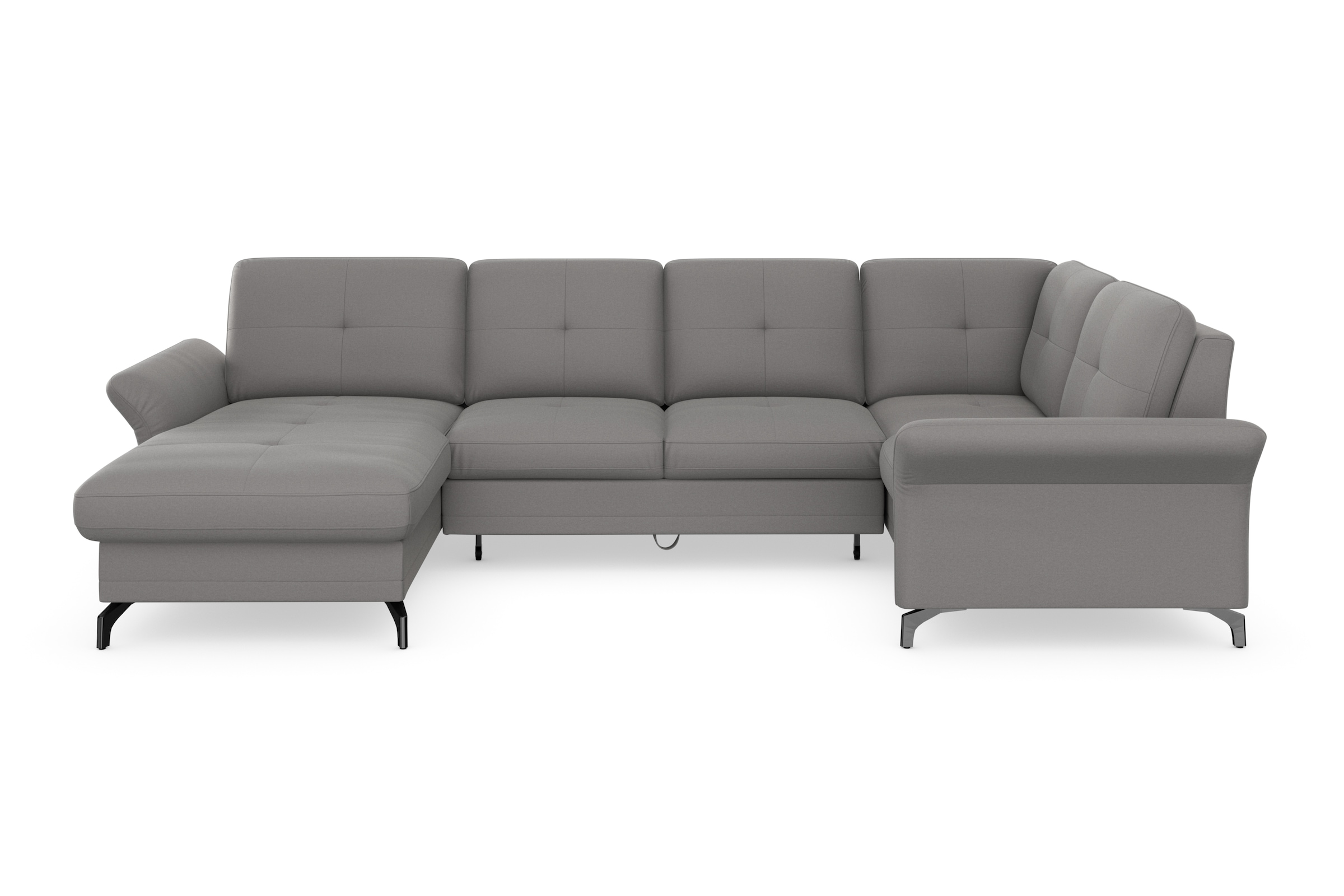 Home affaire Wohnlandschaft »Calando U-Form« wahlweise mit Bettfunktion, Be günstig online kaufen