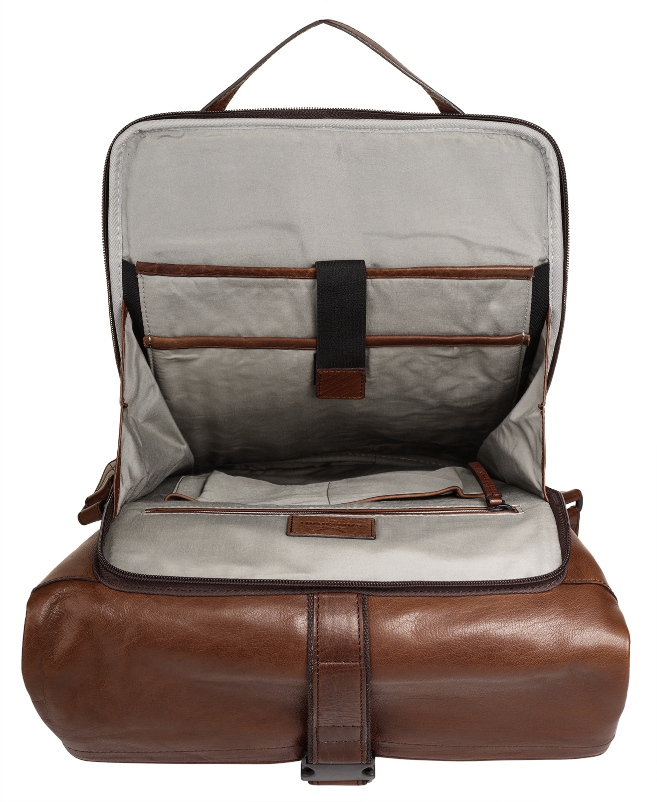 Sansibar Laptoprucksack, echt Leder