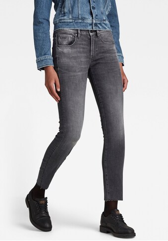 G-Star RAW Skinny-fit-Jeans »Jeans 3301 Mid Skinny Ankle«, mit ausgefranster Kante am... kaufen