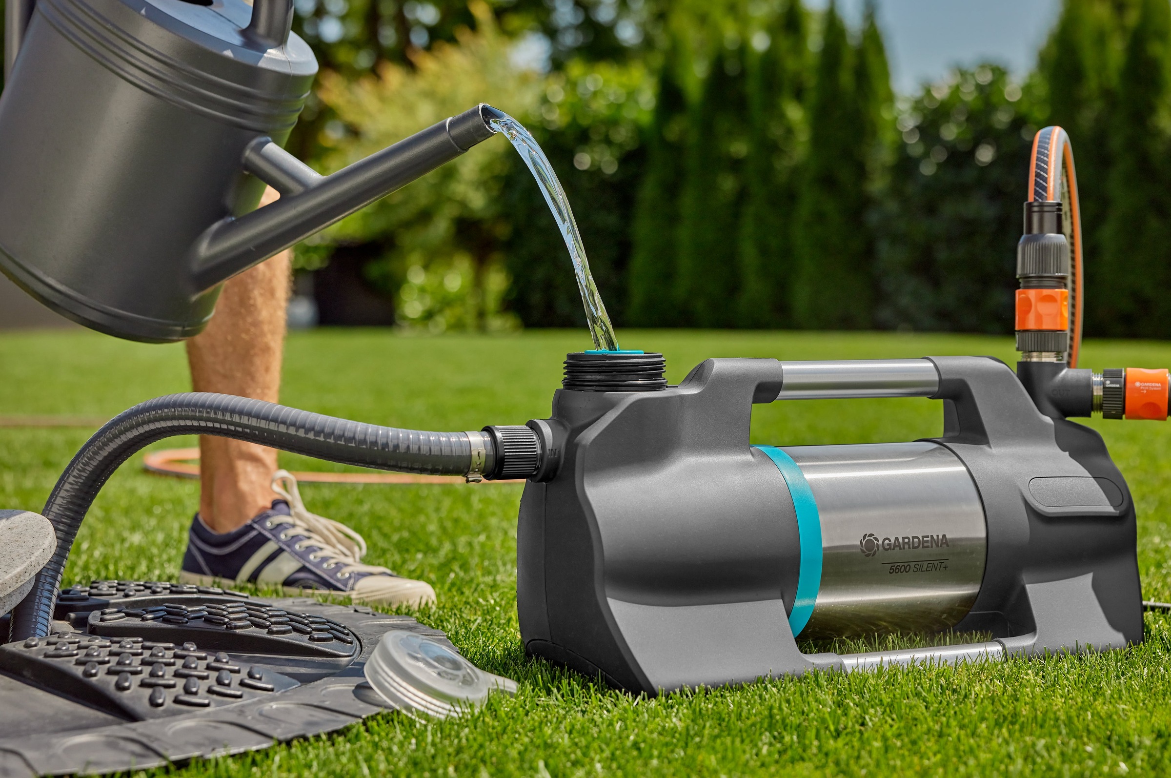 GARDENA Gartenpumpe »5600 Silent+«, besonders geräuscharm, 5600 l/h, 900 W