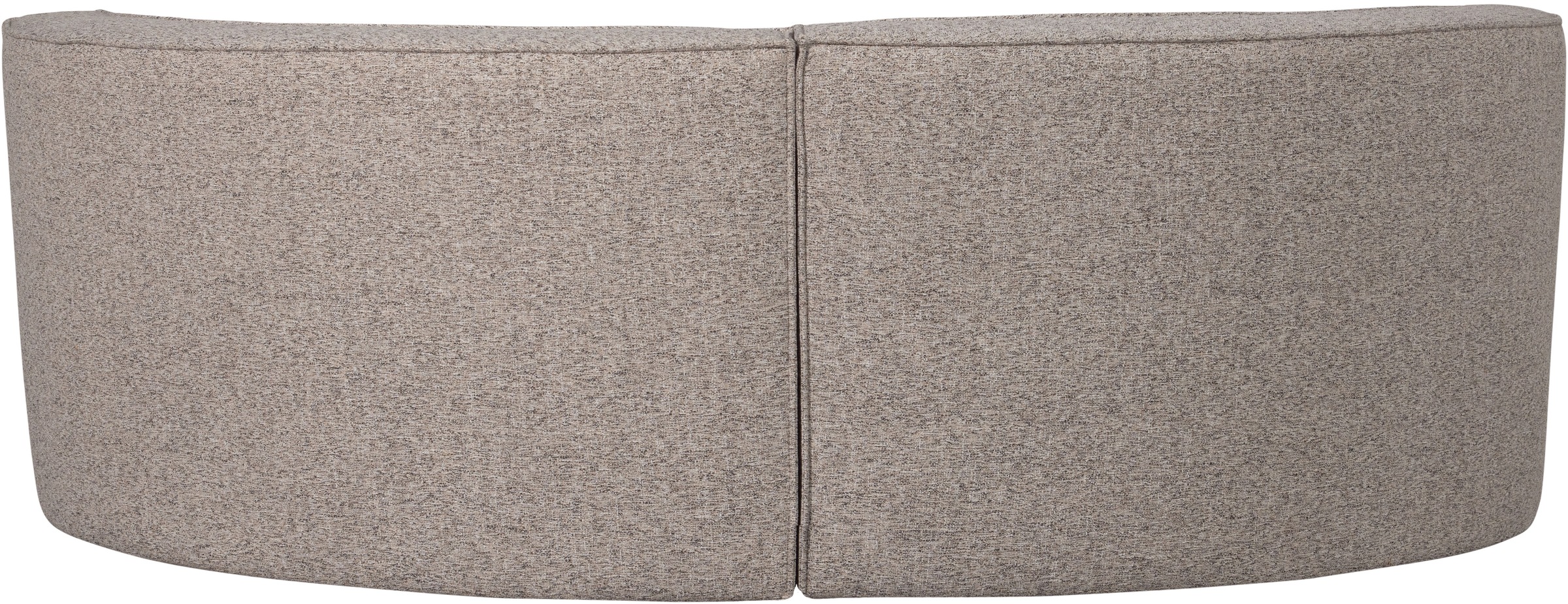 WOOOD Küchensofa »Europa mit runder Formgebung und Grobgewebe-Bezug B262 x T131 x H85 cm« Sehr hohe Verschleißfestigkeit, Tragkraft 300 kg, Teflon-Imprägnierung