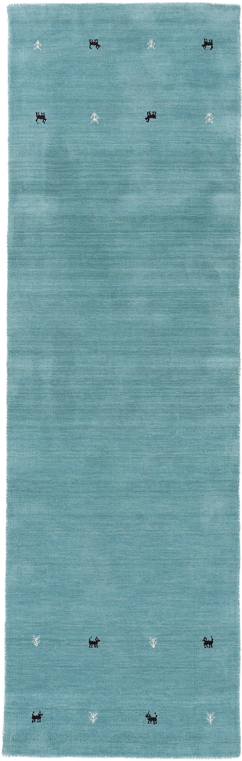 carpetfine Wollteppich »Gabbeh Uni, auch als Läufer erhältlich«, rechteckig günstig online kaufen