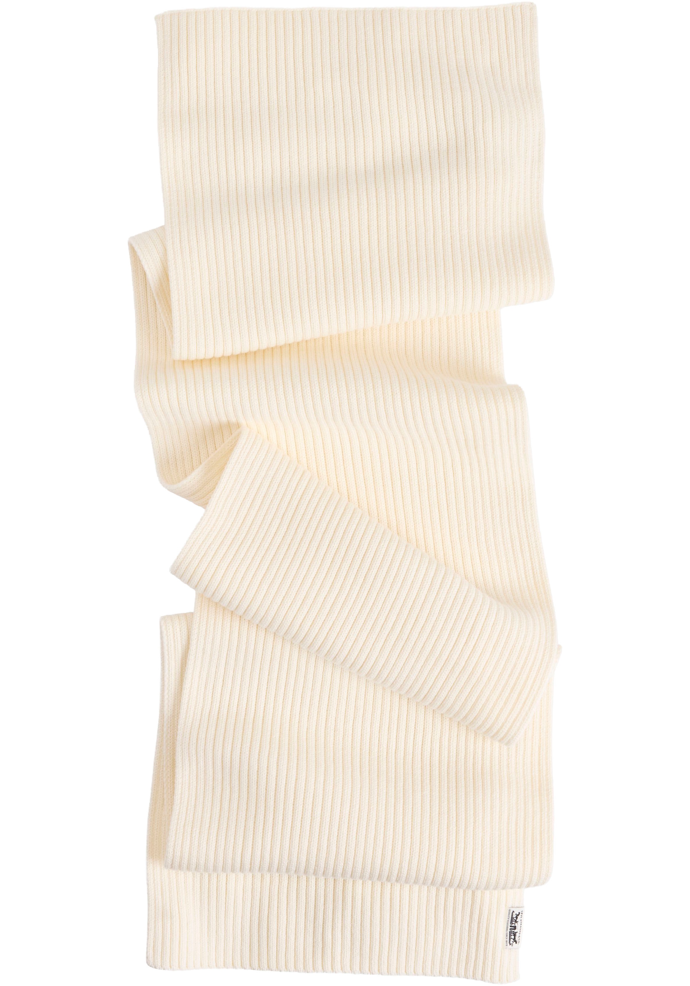 Levi's® Strickschal »SUNSET SCARF« cosy Rippstrickschal, Baumwolle, One size