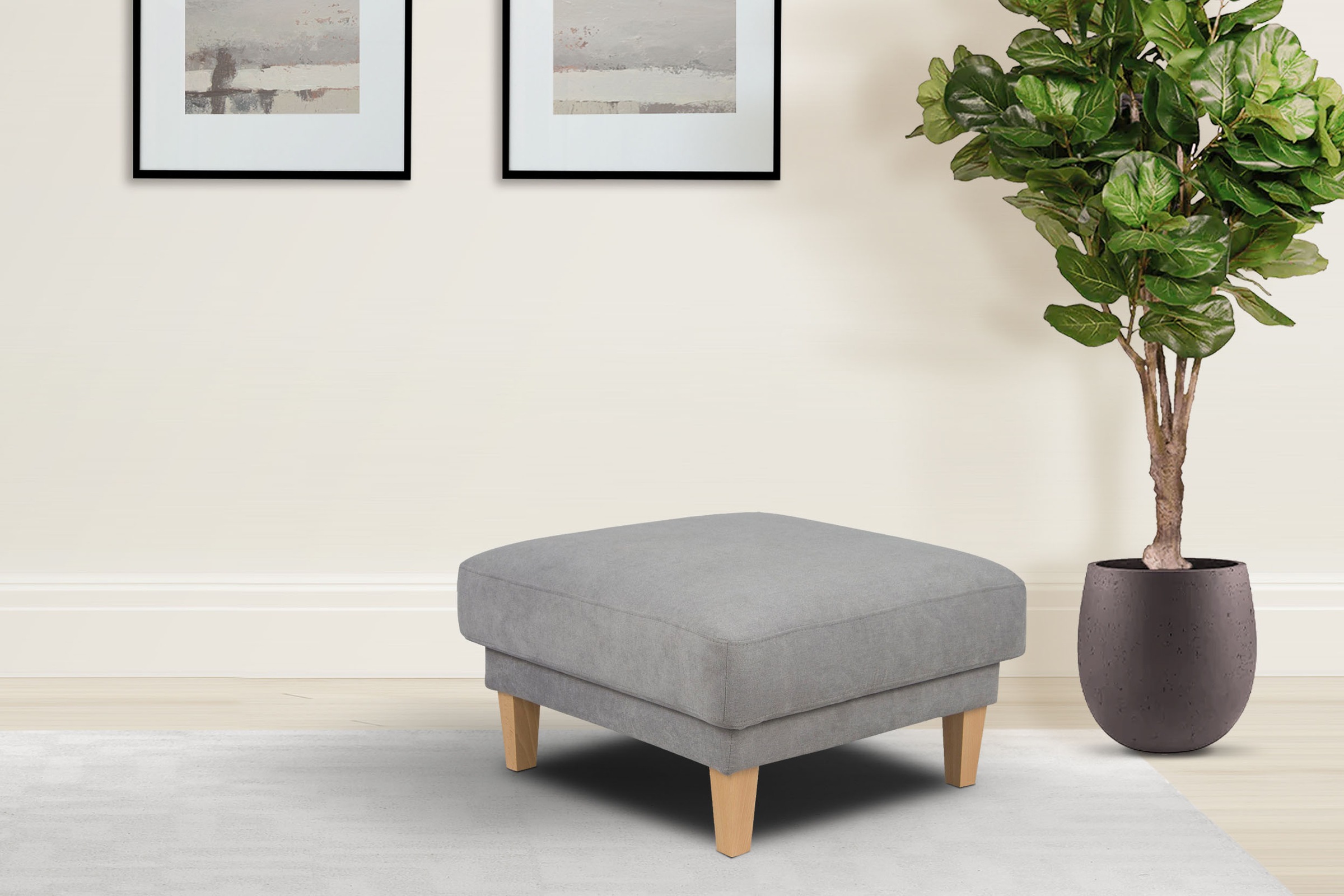 Home affaire Polsterhocker "TRIPLO passend zur Serie, Maße B/T/H: 82/72/46 günstig online kaufen