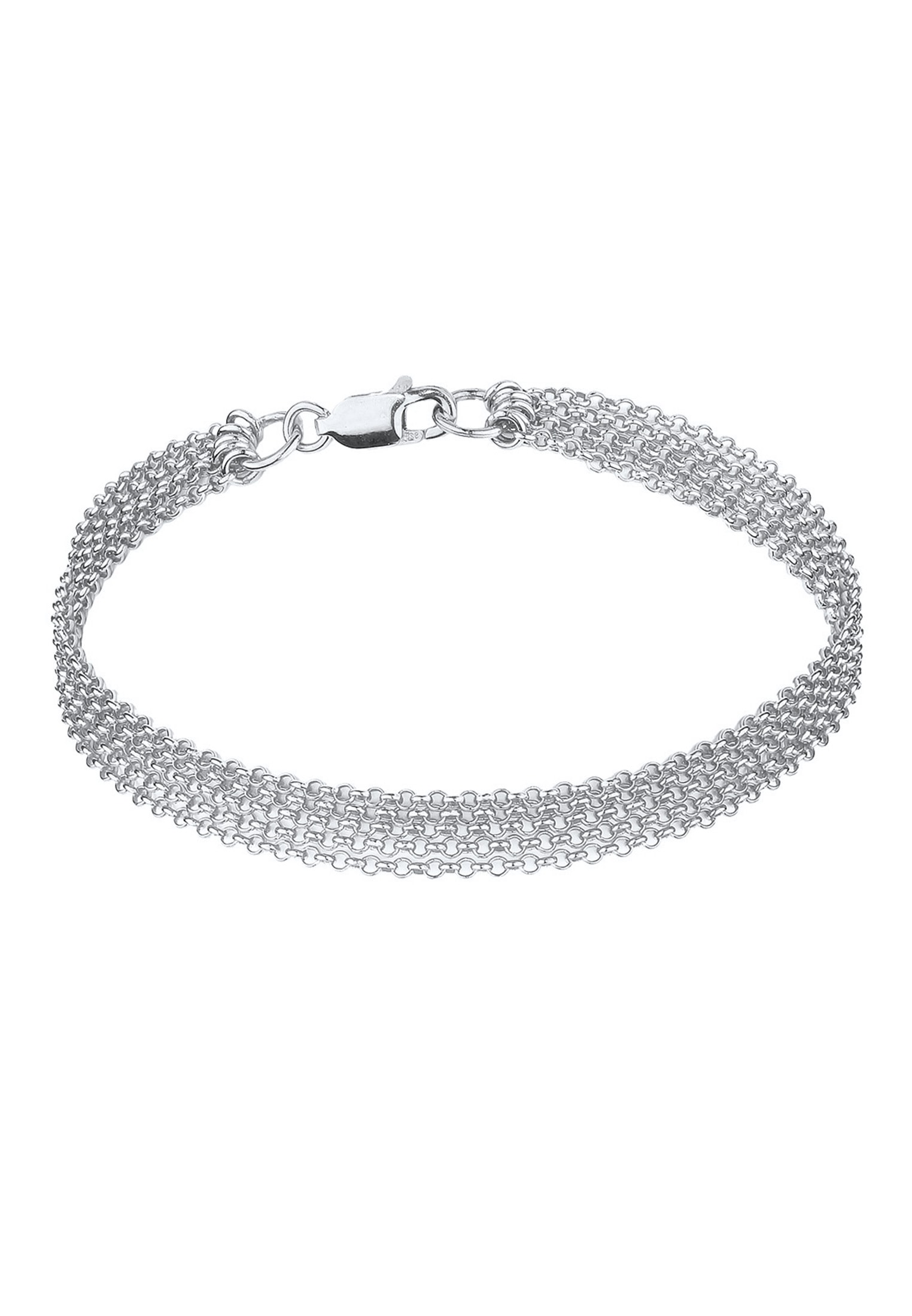 2. Bild von Elli Armband »Breit Glieder Basic Silber 925«