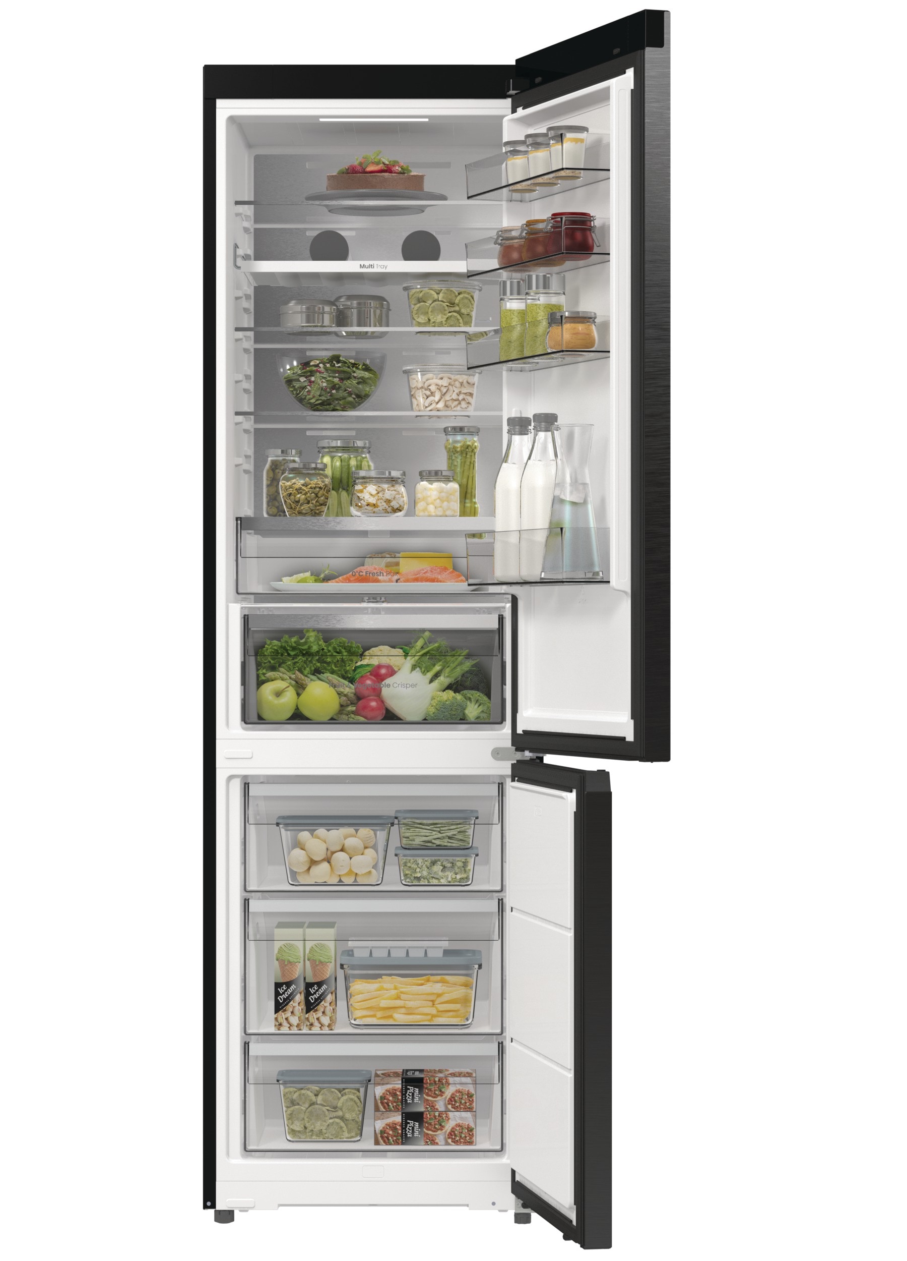 Hisense Kühl-/Gefrierkombination »RB5P410SAFC«, BigVolume - 413 Liter Volumen