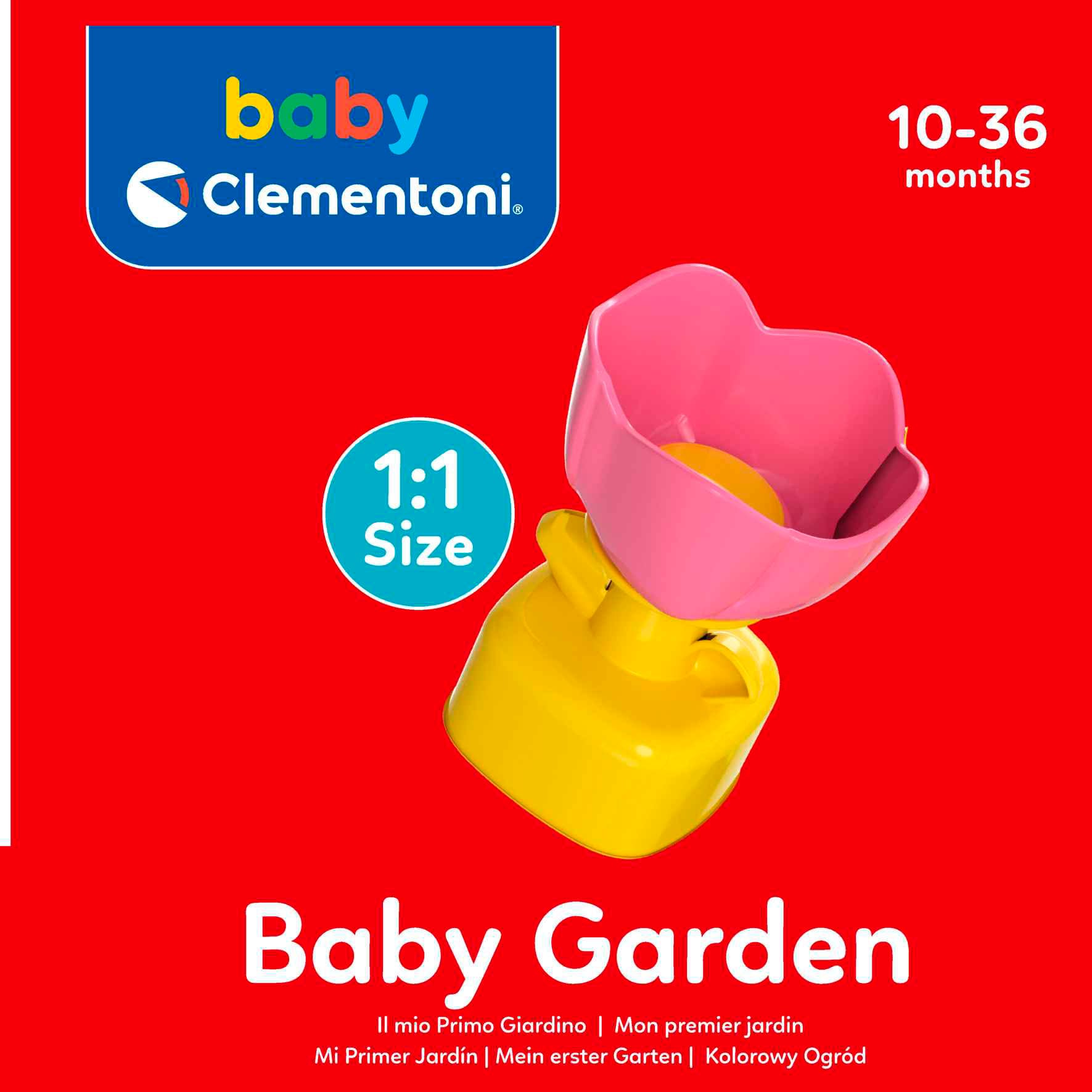 Clementoni® Steckspielzeug »Baby Clementoni, Mein erster Garten« Made in Europe