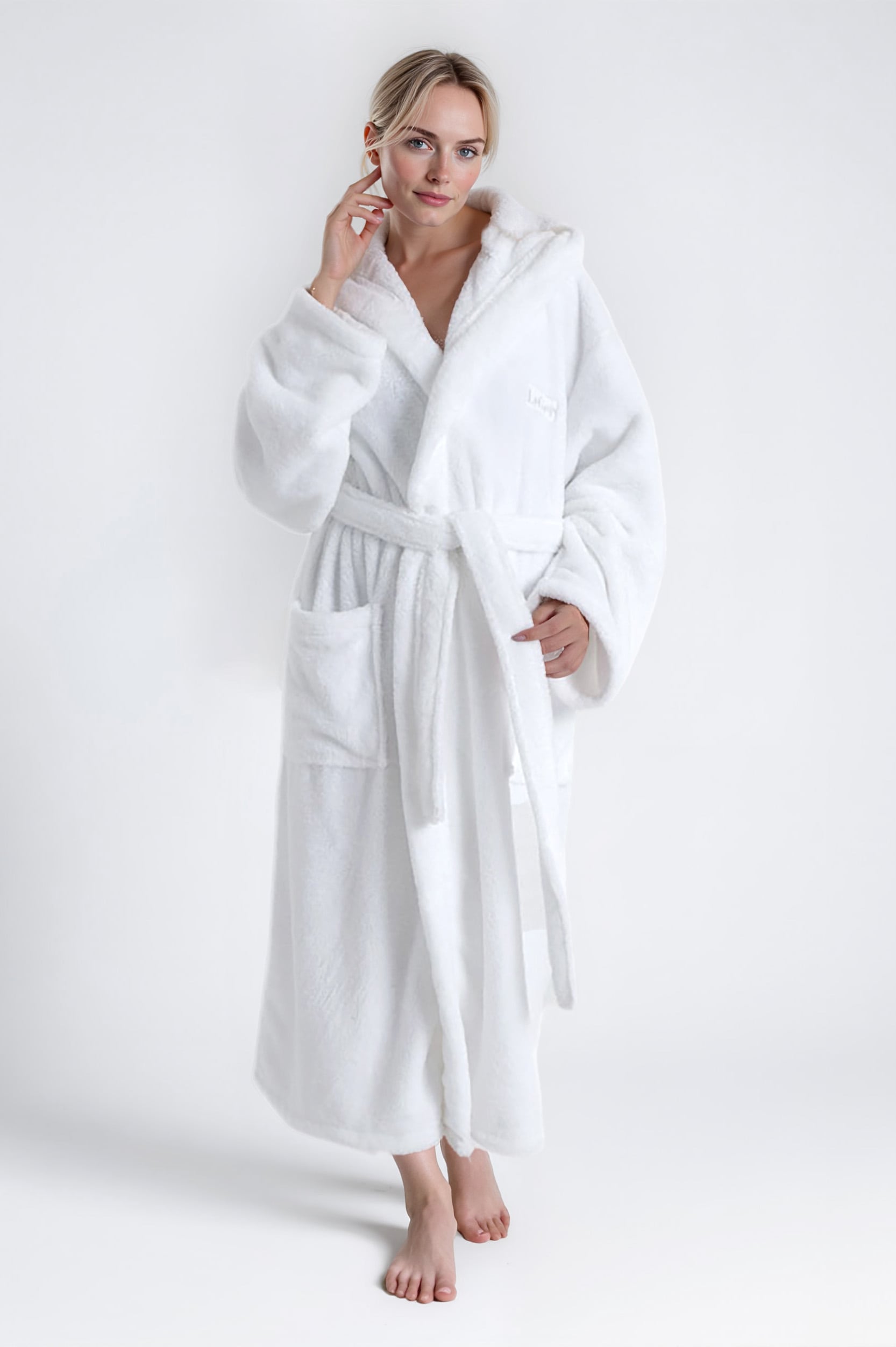 LeGer Home by Lena Gercke Unisex-Bademantel »Lovina, ideal für Sauna & Spa, Hotelbademantel, Morgenmantel«, (1 St.), kuschelig weicher Fleece, für Damen und Herren, XS-3XL