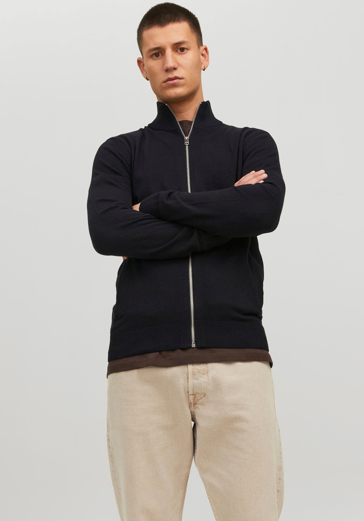 Strickjacke »JJEEMIL KNIT TURTLE«