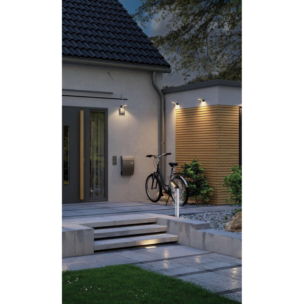 Paulmann LED Pollerleuchte »Soley«, 3 flammig-flammig, LED-Modul