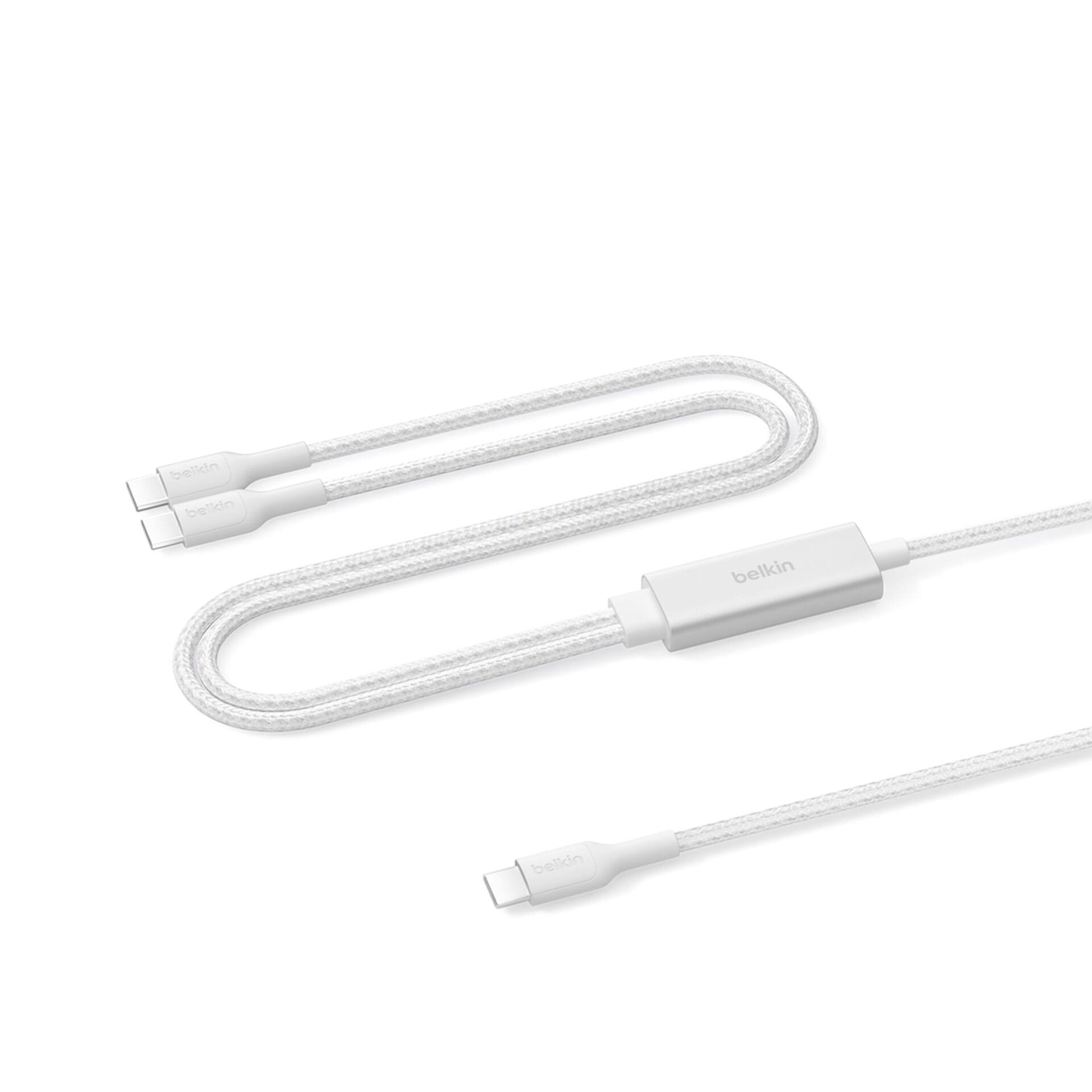 Belkin USB-Kabel »BoostCharge Pro geflochtenes USB-C-Doppelkabel (140 W)« USB-C 150 cm