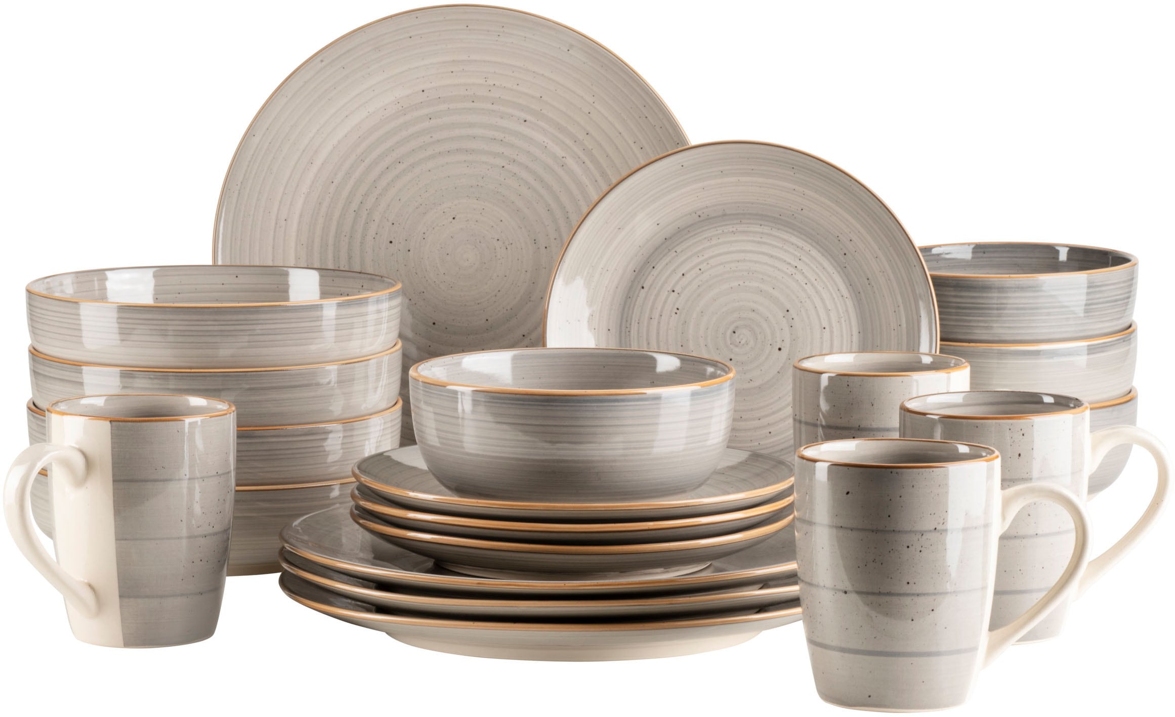 MÄSER Kombiservice »VALMERA, Geschirr Set, Steinzeug«