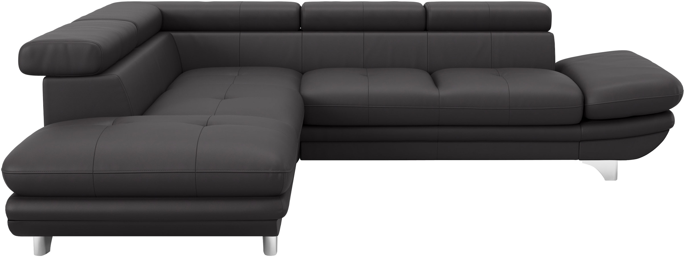 COTTA Ecksofa »Enterprise L-Form«, mit Arm- & Kopfteilverstellung, wahlweise mit Bettfunktion