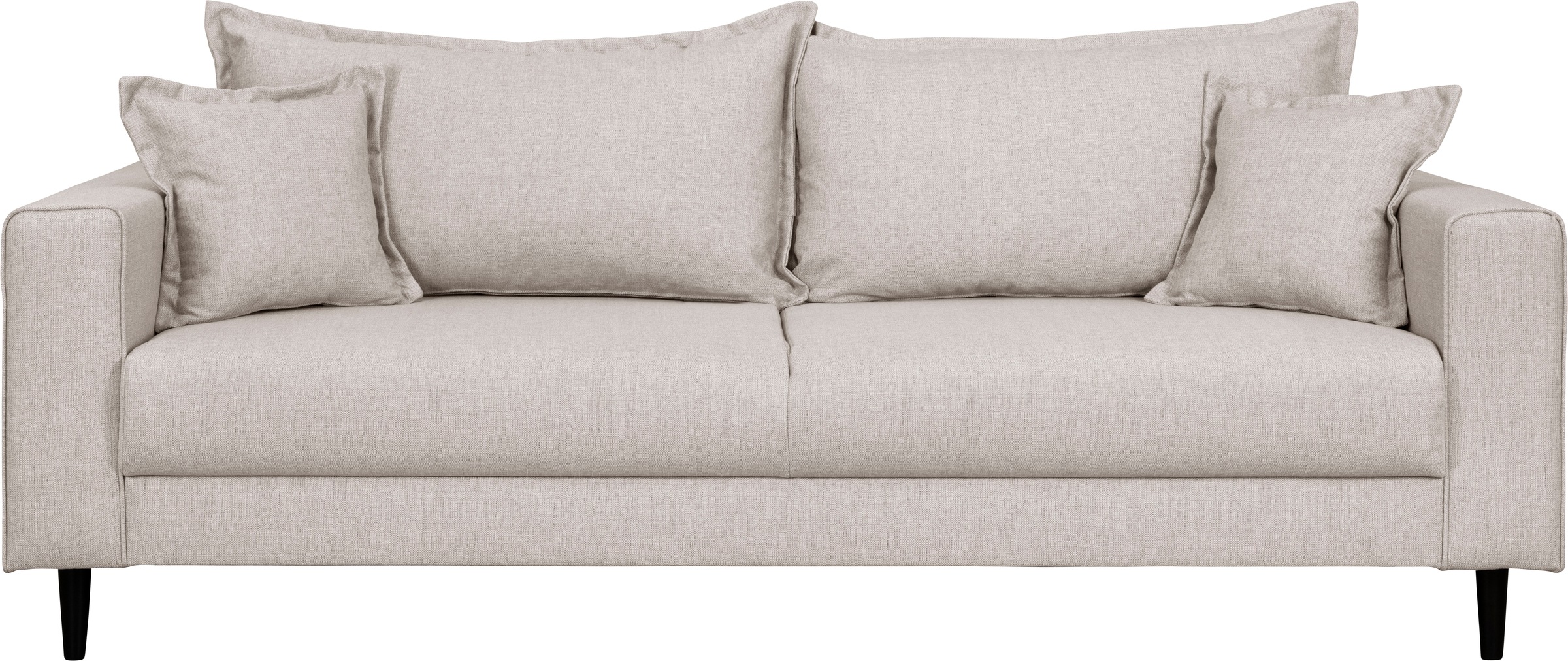 Home affaire 3-Sitzer "VEYRAS, hoher Sitzkomfort, Maße B/T/H: 212/84/76 cm" günstig online kaufen