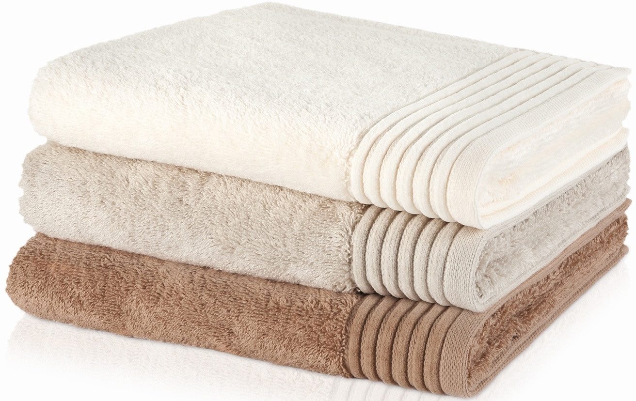 Möve Handtuch »Loft«, (1 St.), mit breiter Bordüre online kaufen | Badetücher