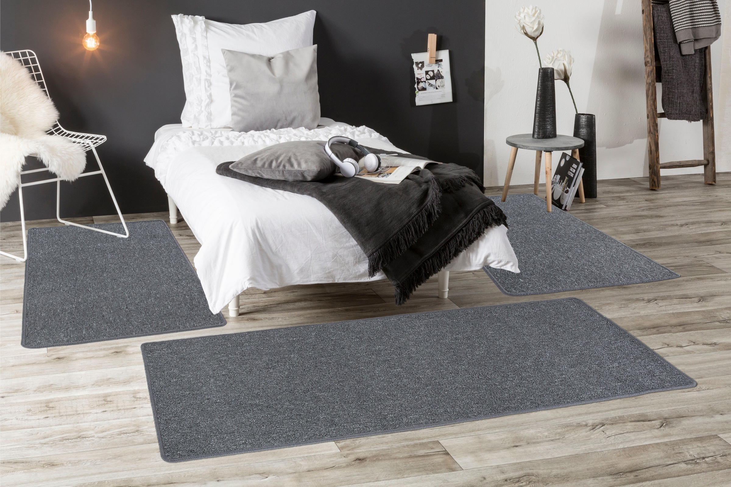 Andiamo Bettumrandung »Luton, Made in Germany«, (3 tlg.), Bettvorleger, Läu günstig online kaufen
