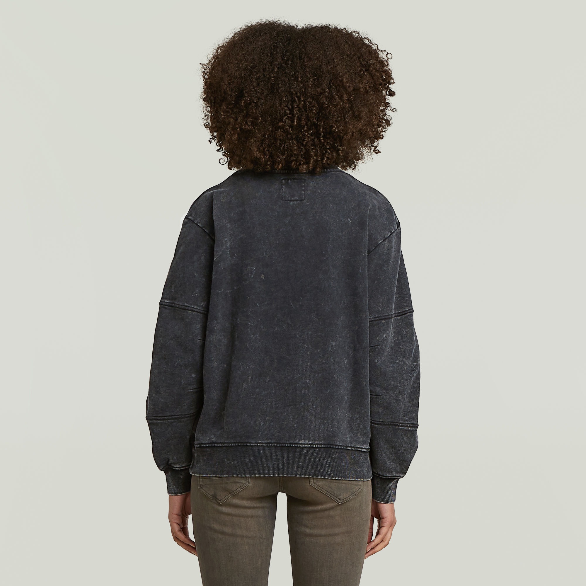 G-STAR Sweatshirt »Washed 3D Sleeve A line«, in Rundhalsform