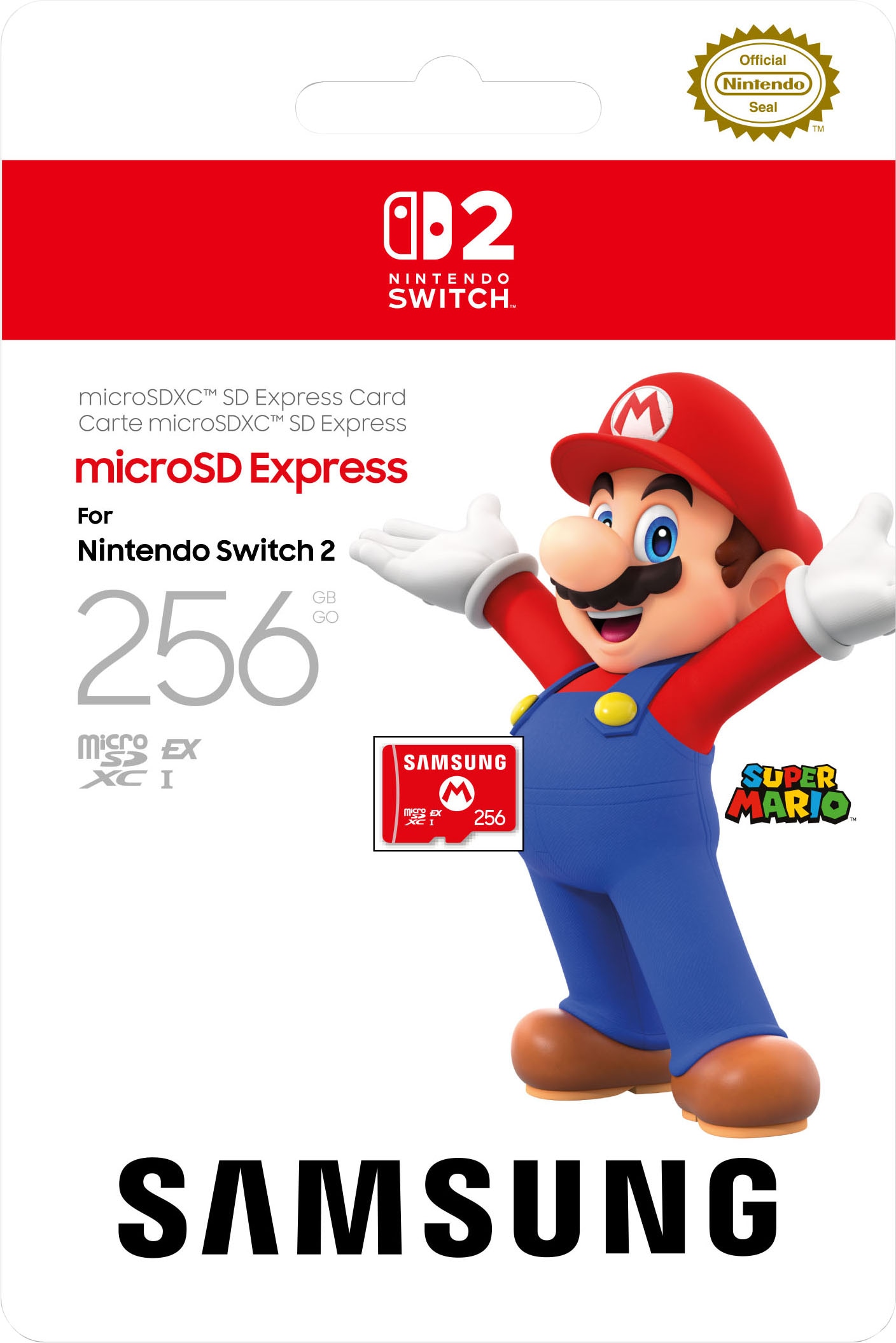 Nintendo Switch Speicherkarte »microSDXC EXPRESS 256 GB (Mario Design)«