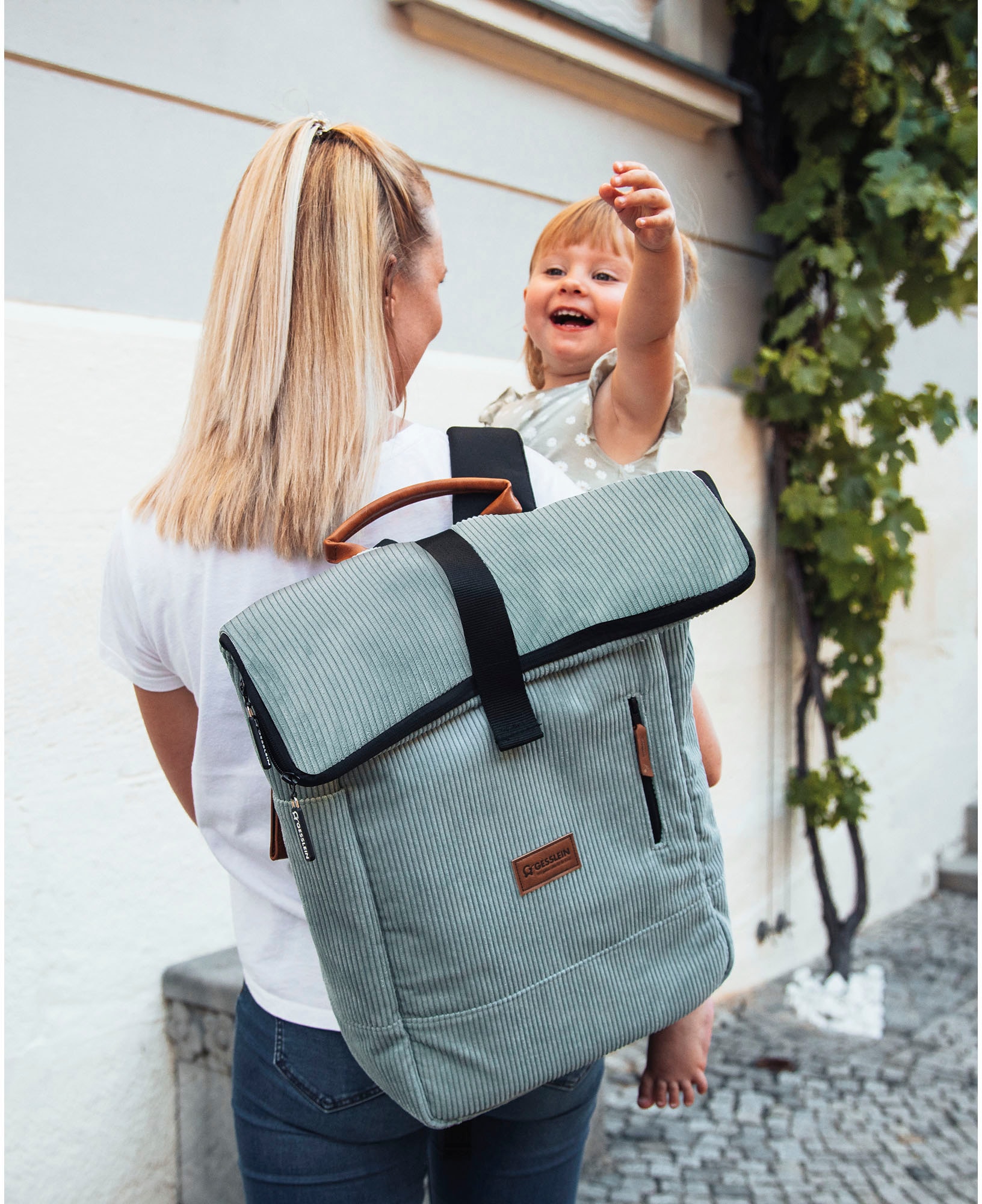 Gesslein Wickelrucksack »N°6, eisblau«, Made in Germany
