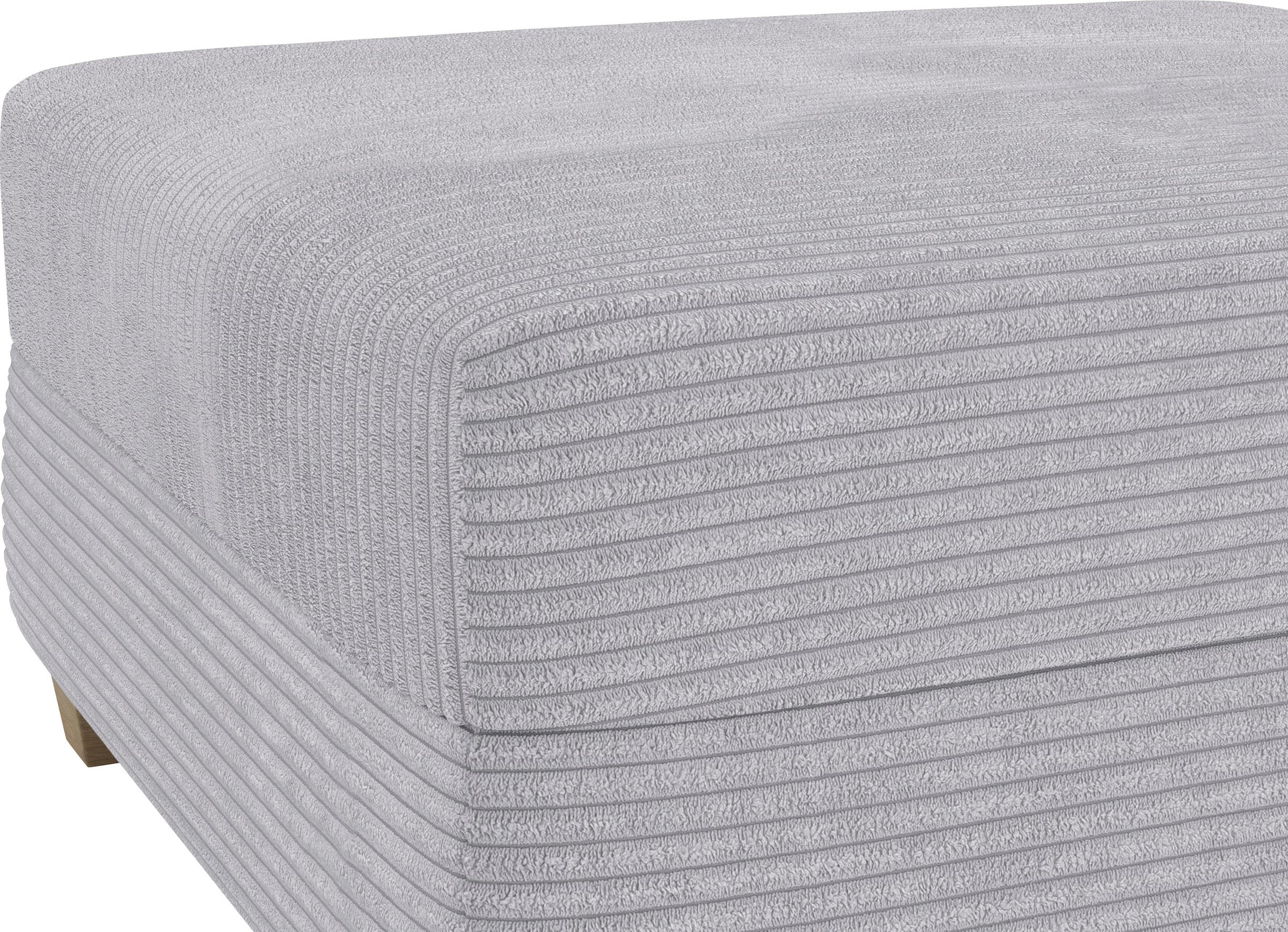 Mr. Couch Hocker »Helena«, Mit Federkern, wahlweise mit DuraSpring-Taschenfederkern