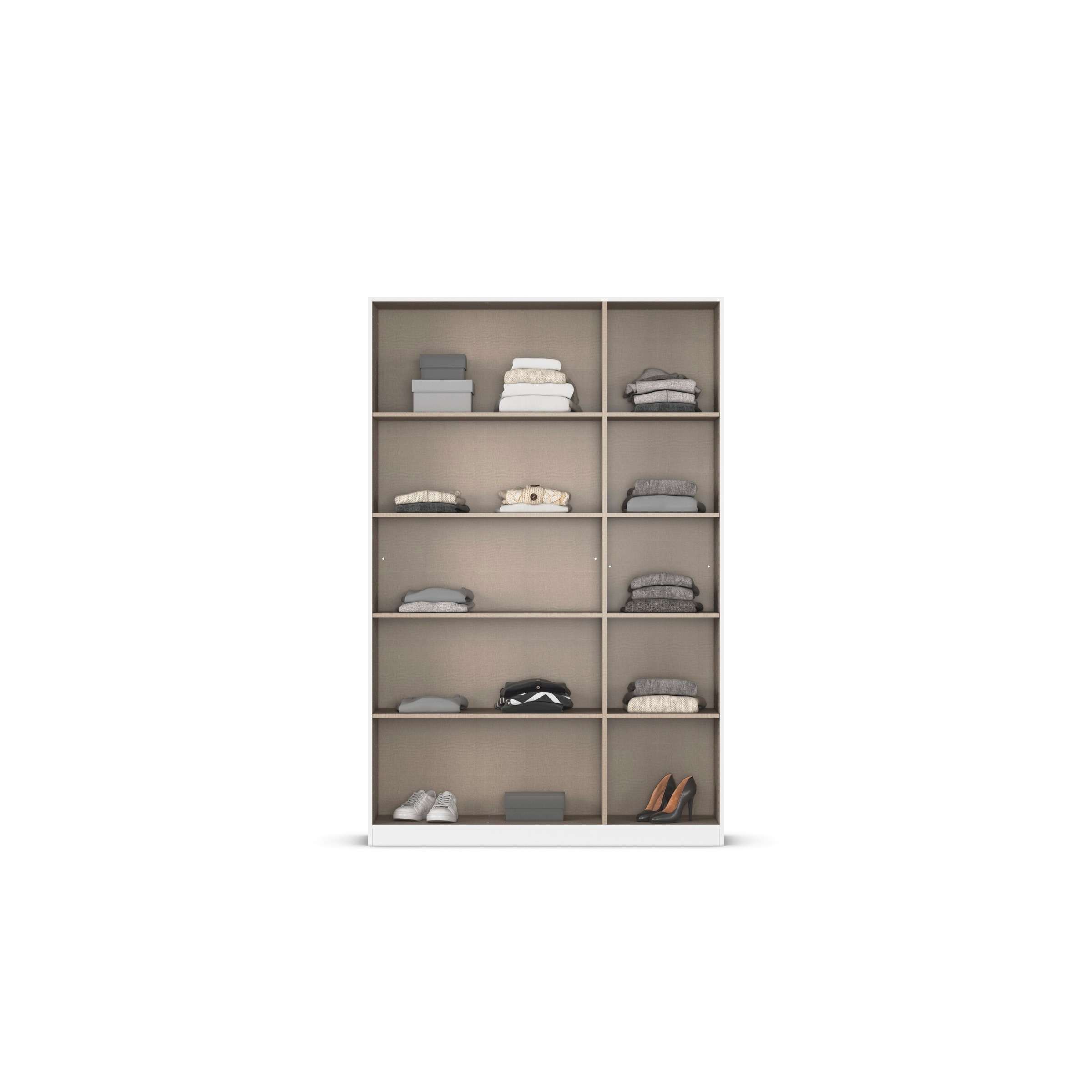 rauch Drehtürenschrank »Kleiderschrank Schrank Garderobe Schlafzimmerschrank ACERO«, (praktisch in Tiefe 41 cm mit vielen Einlegeböden), Spiegelfront in moderner Loft-Optik MADE IN GERMANY