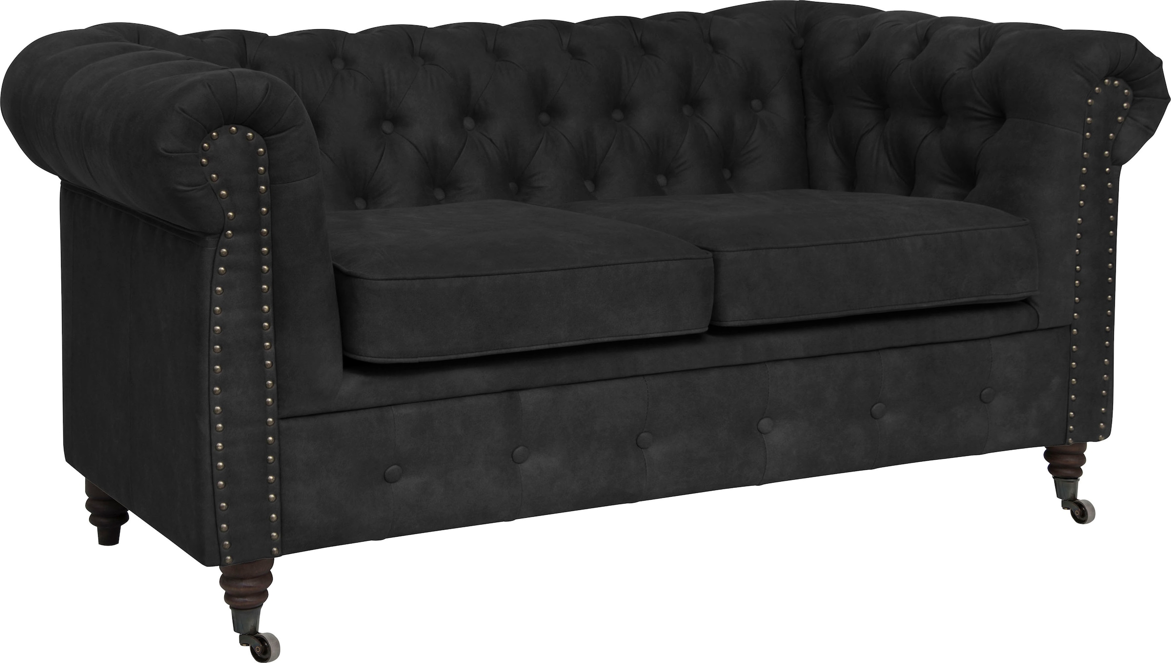 Home affaire Chesterfield-Sofa »Aarburg«, aufwändige Knopfheftung und Ziernägel im Chesterfield-Design