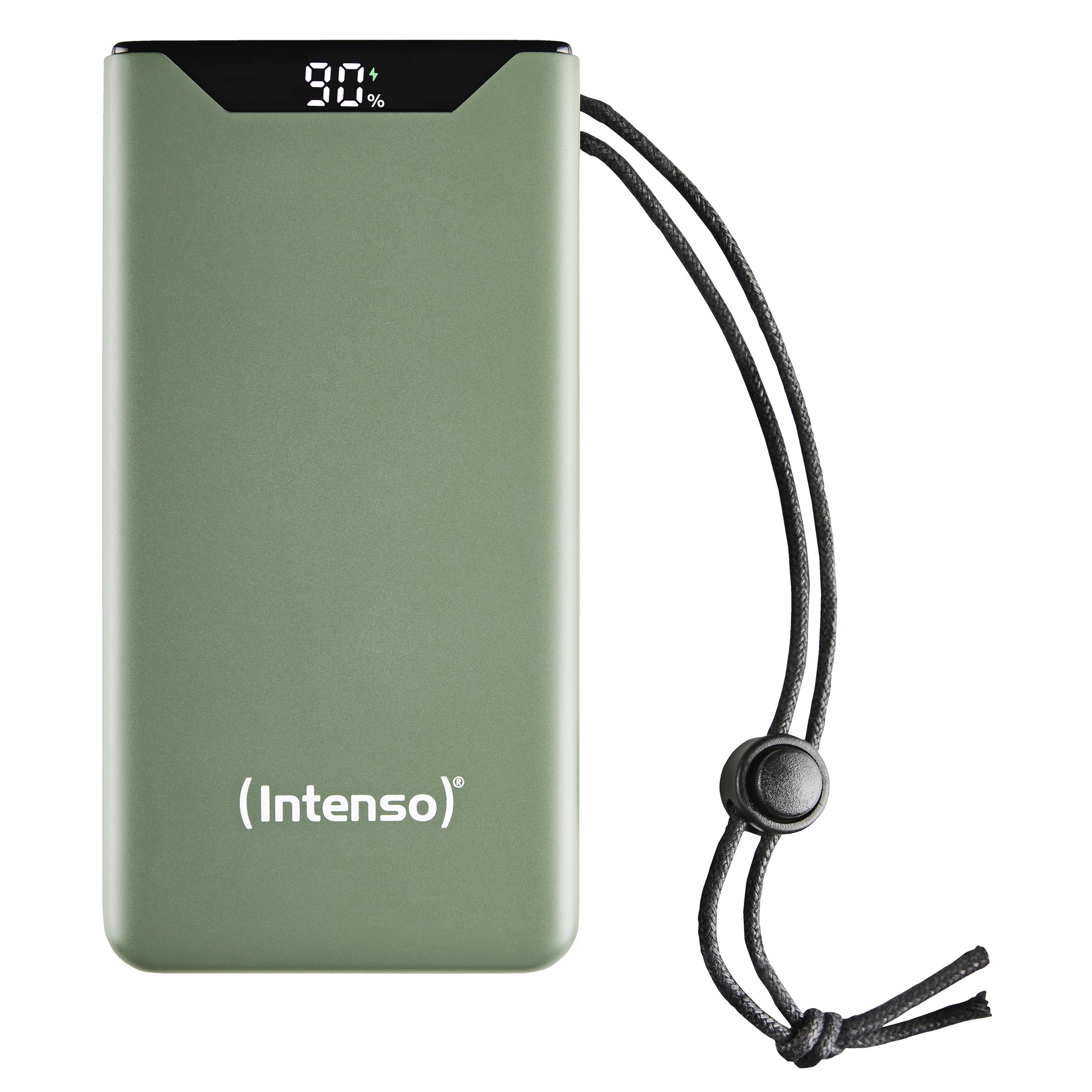 Intenso Powerbank »F20000 20.000 mAh 20 W«, Intenso Power Bank F20000 green, Power Delivery und Qualcomm Quick Charge 3.0, mit USB-C zu USB-C Kabel