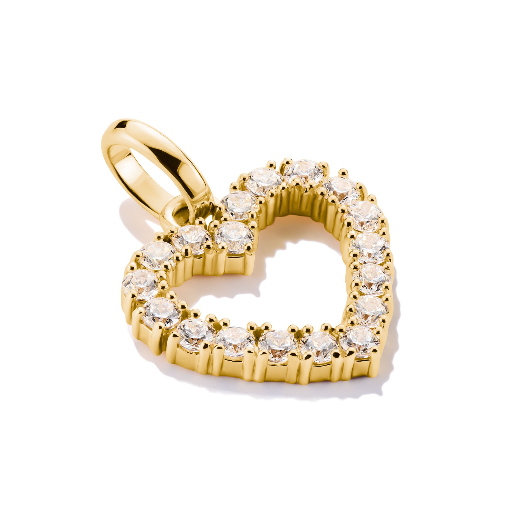 THOMAS SABO Charm Herz »Charm Herz - Connect, CC1237-051-14, CC1237-414-14, CC1237-639-10«, mit Rubin (synth.), Zirkonia (synth.)