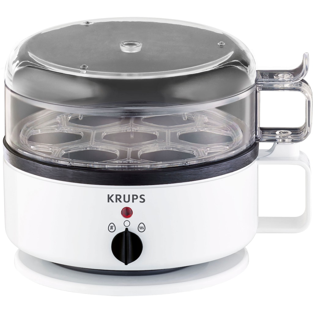 Krups Eierkocher »F23070 Ovomat Super«, für 7 St. Eier, 400 W, 2 Kochprogramme, praktisches Zubehör, 7 Eier gleichzeitig