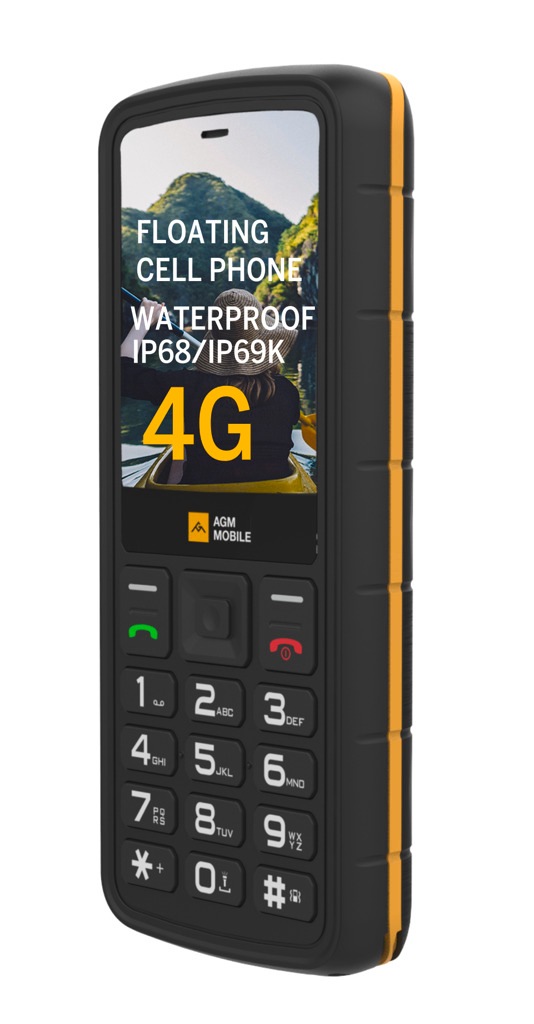 Handy »M9 (4G)«, Schwarz, robust, ergonomisch, Schnellwahl, Dual SIM, IP68, IP69K,...