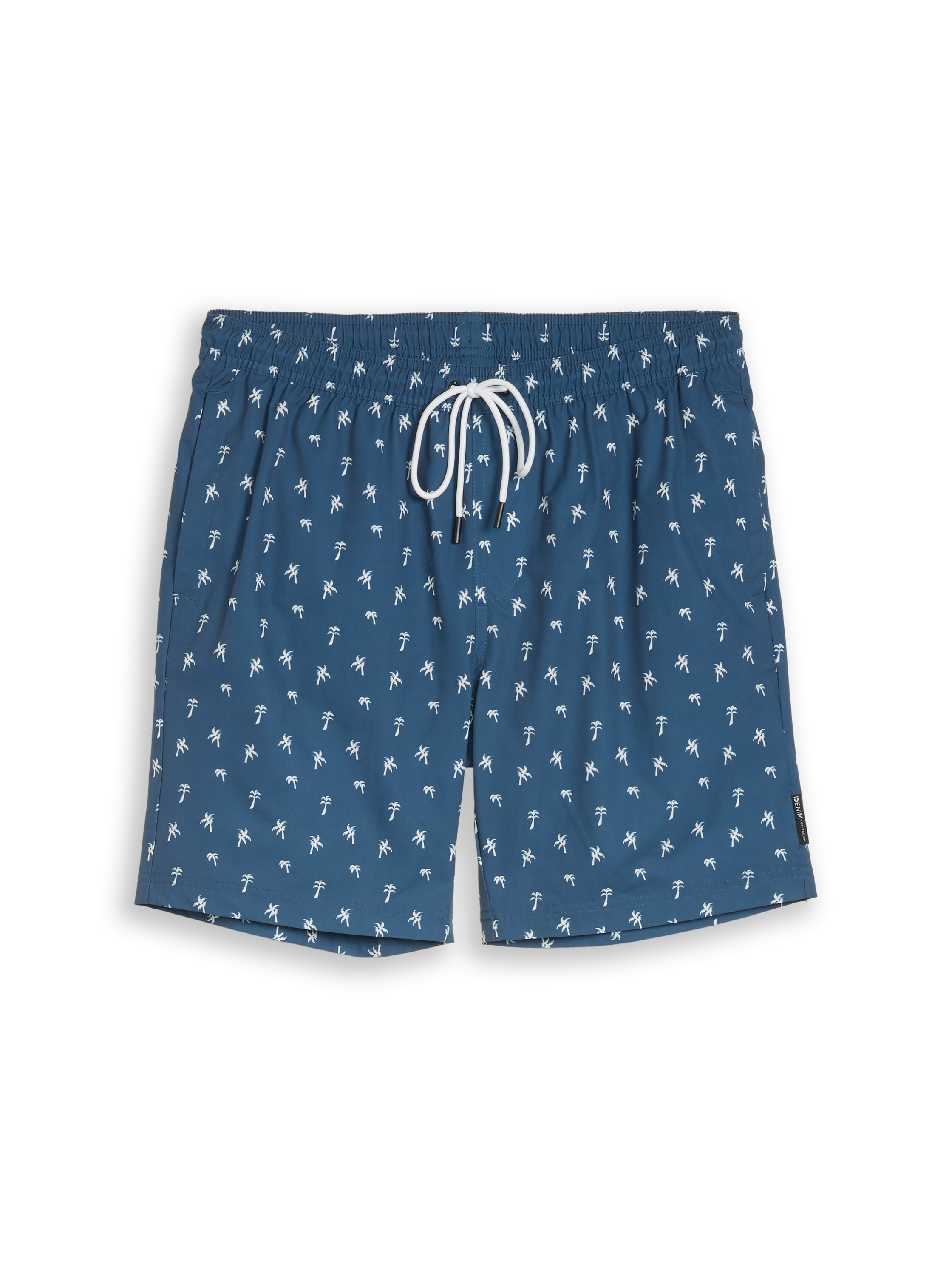 TOM TAILOR Denim Badeshorts Schwimmshorts mit Allover-Print