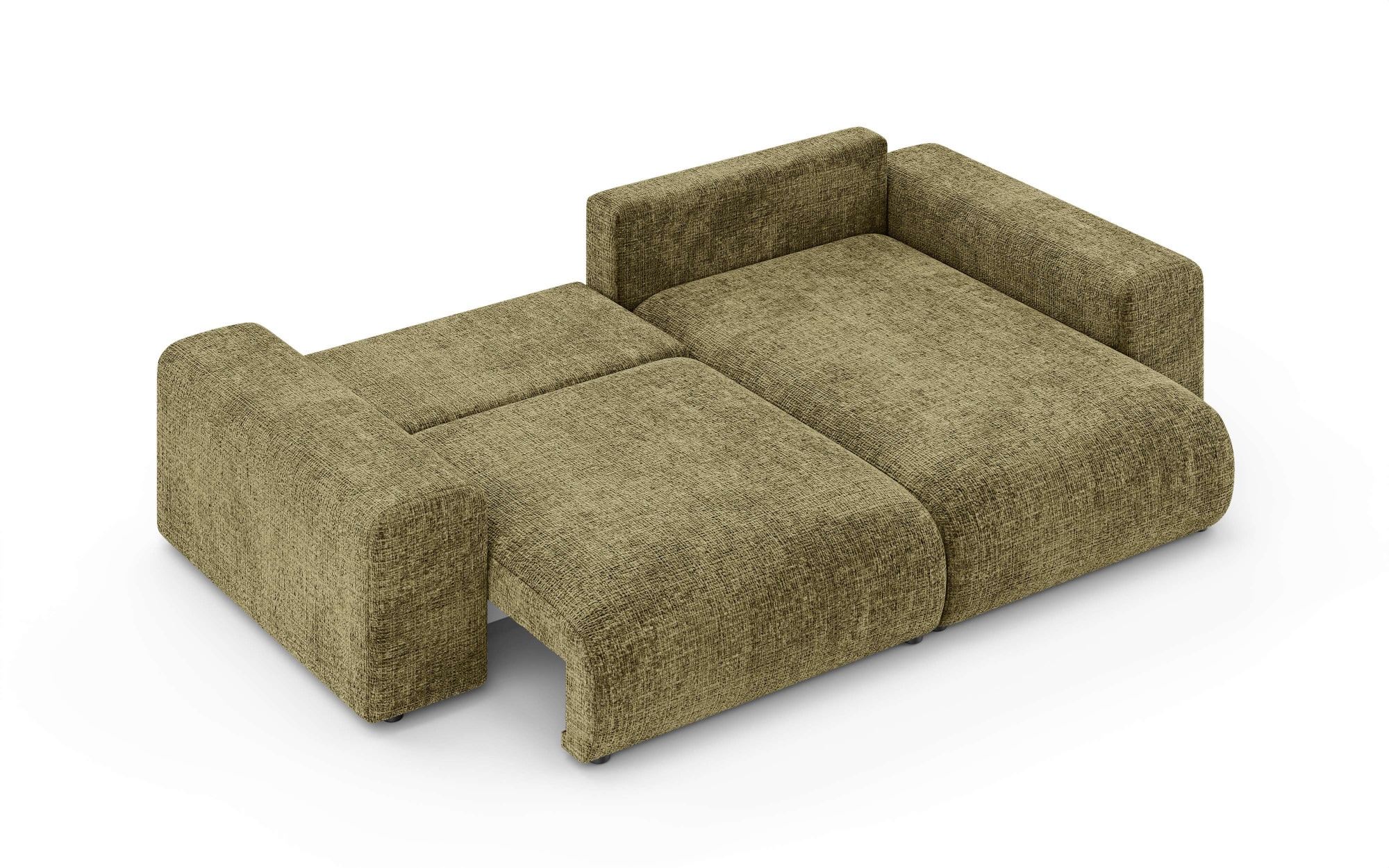 Home affaire Ecksofa »LAKESIDE mit Bettfunktion und Bettkasten, B/T/H 257/166/84 cm«, L-Form, Recamiere beidseitig montierbar, mit Wellenunterfederung