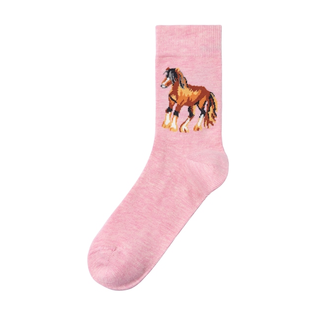 H.I.S Socken, (5 Paar), Mit unterschiedlichen Pferdemotiven online kaufen