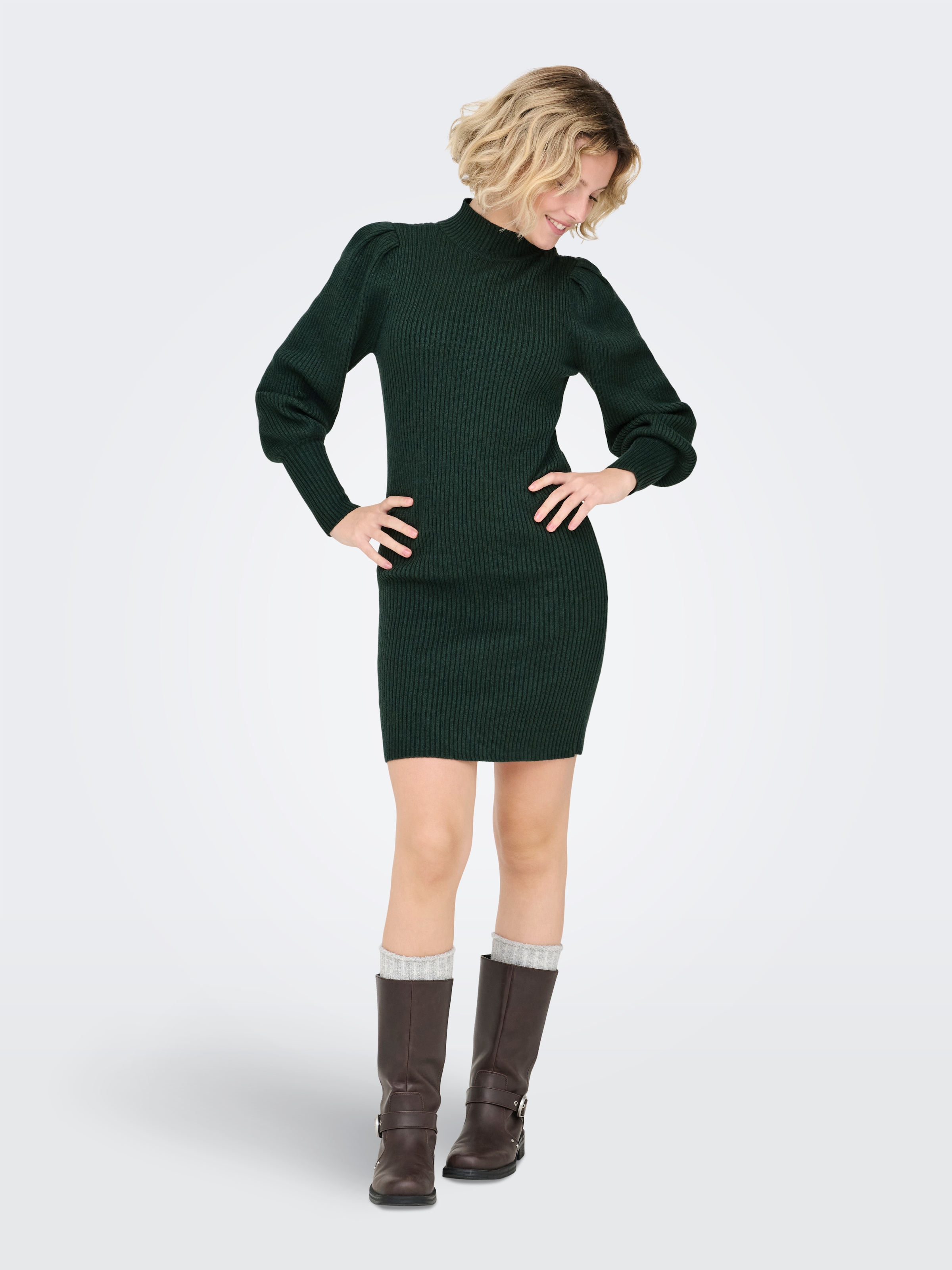 ONLY Strickkleid »ONLKATIA L/S DRESS KNT NOOS«