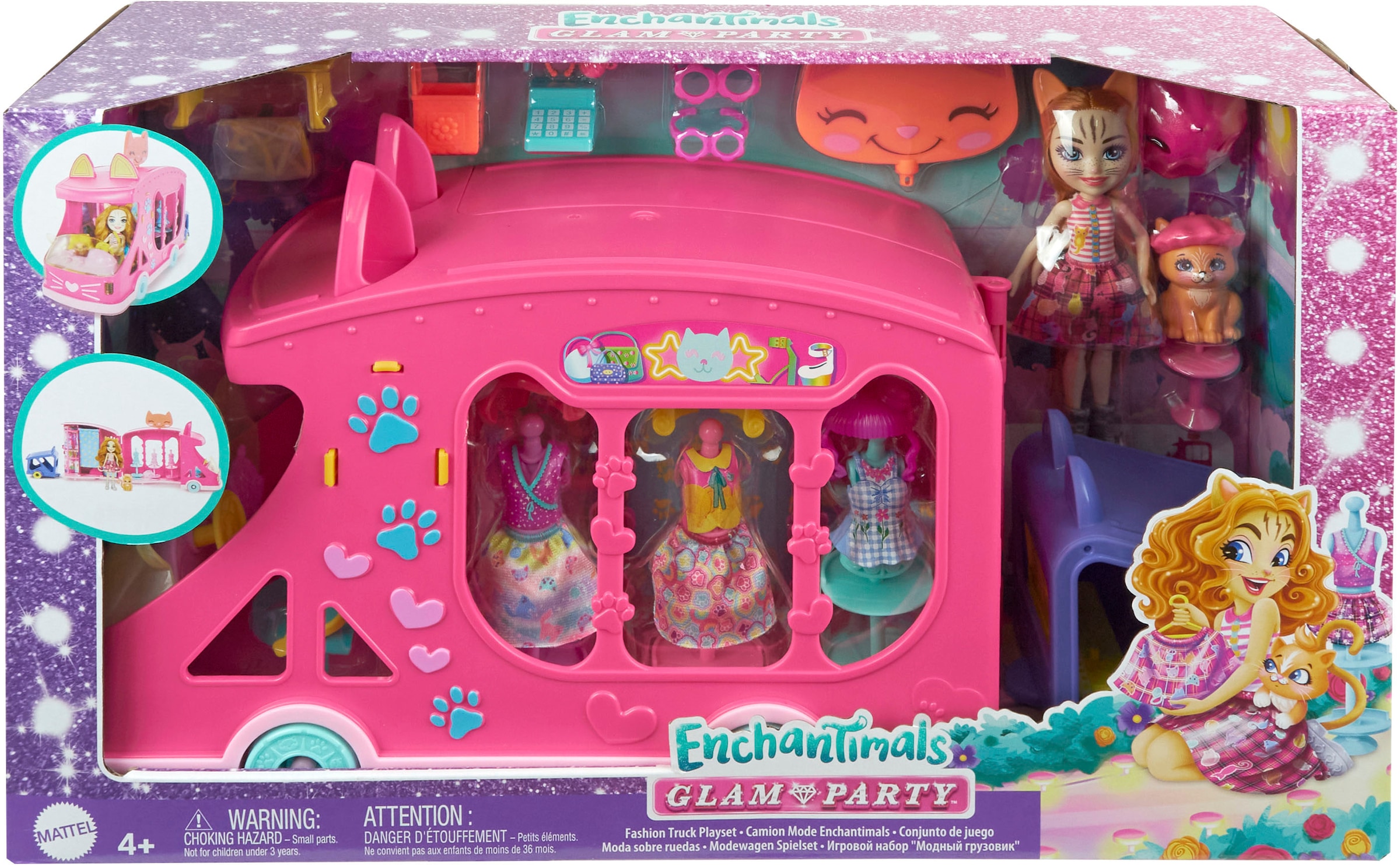 Enchantimals Puppen Fahrzeug »Enchantimals Glam Party, Modewagen«