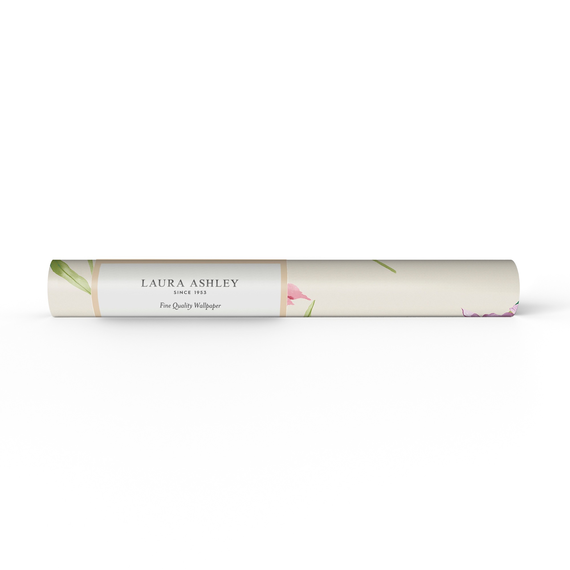 LAURA ASHLEY Vliestapete »Hawling Irises Soft Natural« geblümt glatt 10mx52cm (ca. 5m2)