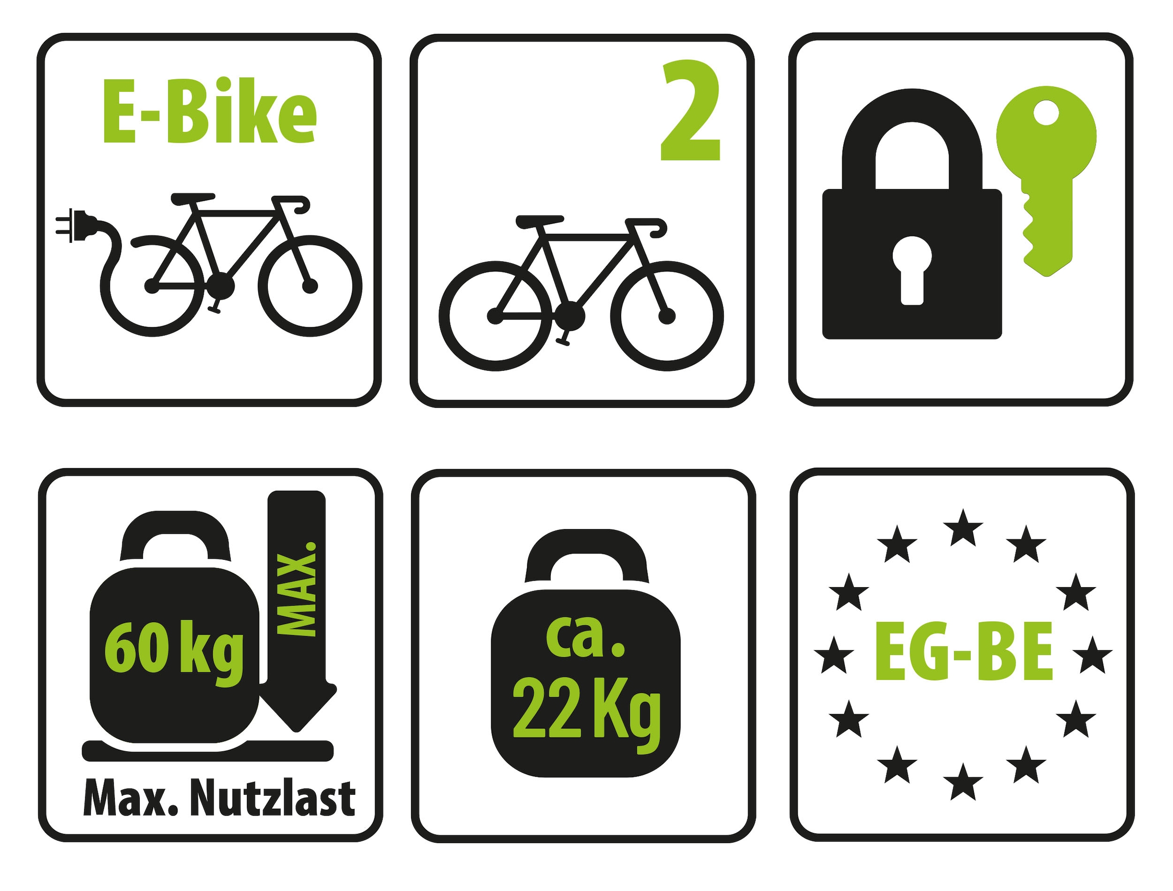 EUFAB Kupplungsfahrradträger »EUFAB 11602 Fahrradträger ProBC3«