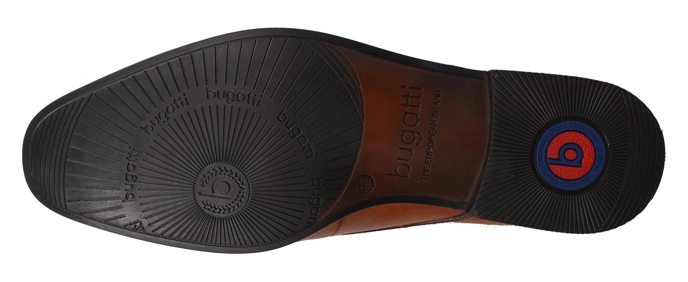 bugatti Schnürschuh  mit Lederinnensohle, Freizeitschuh, Halbschuh, Schnürschuh