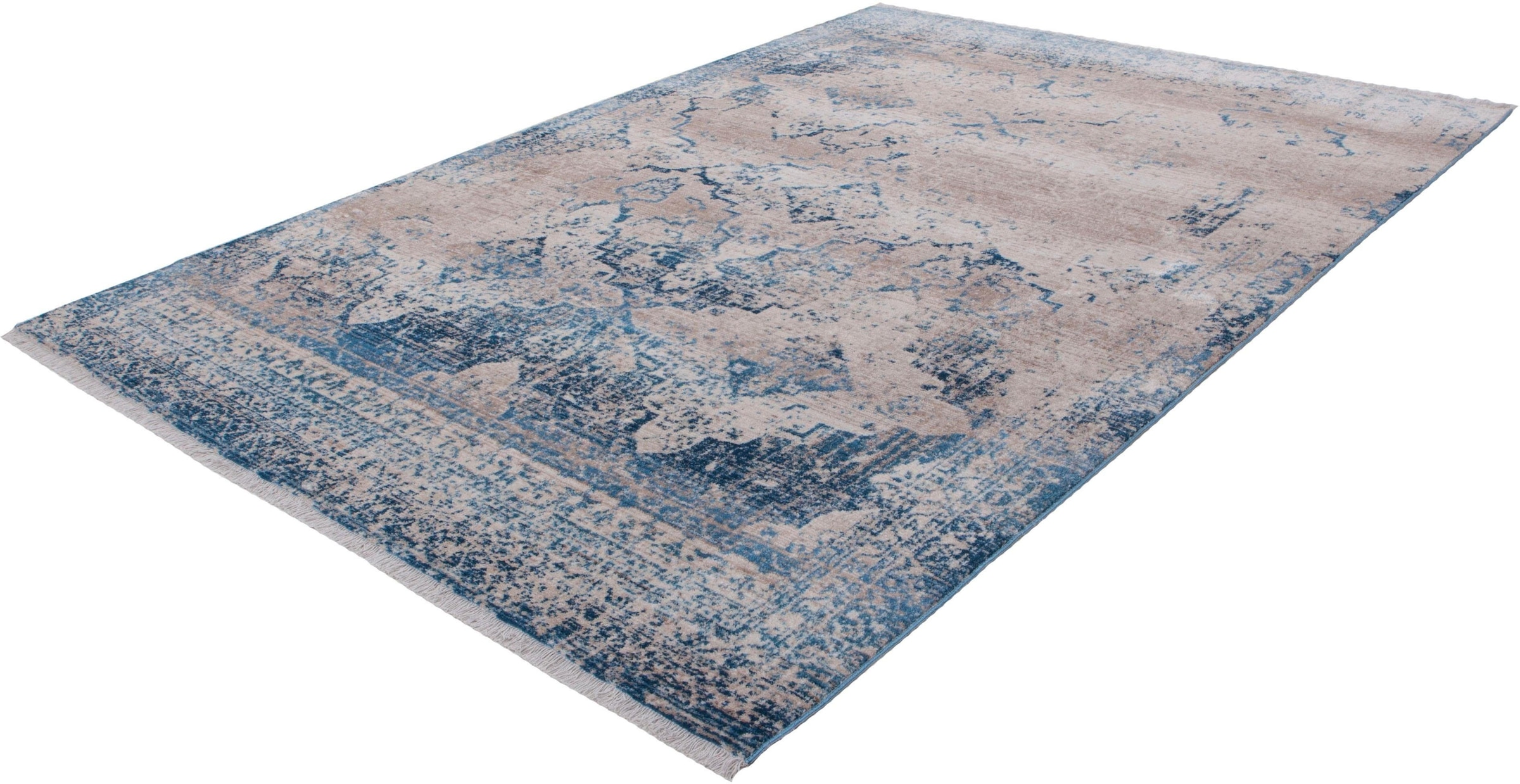 calo-deluxe Teppich »Odalia 600«, rechteckig, 8 mm Höhe, Kurzflor, Wohnzimmer