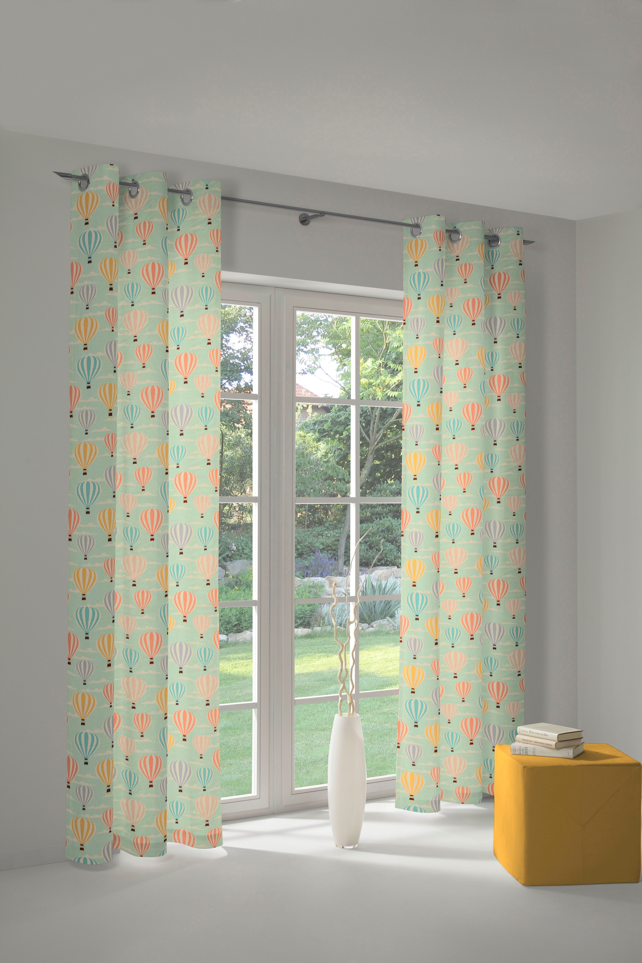 Adam Vorhang »Balloons« Ösen 1 Stk. tlg. aus Bio-Baumwolle, Made in Germany günstig online kaufen