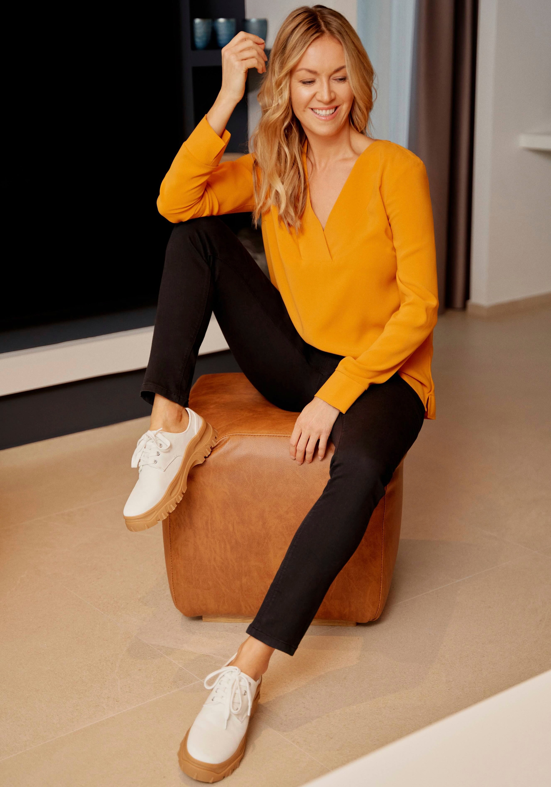 wonderjeans Slim-fit-Jeans »Classic«, Klassischer gerader Schnitt