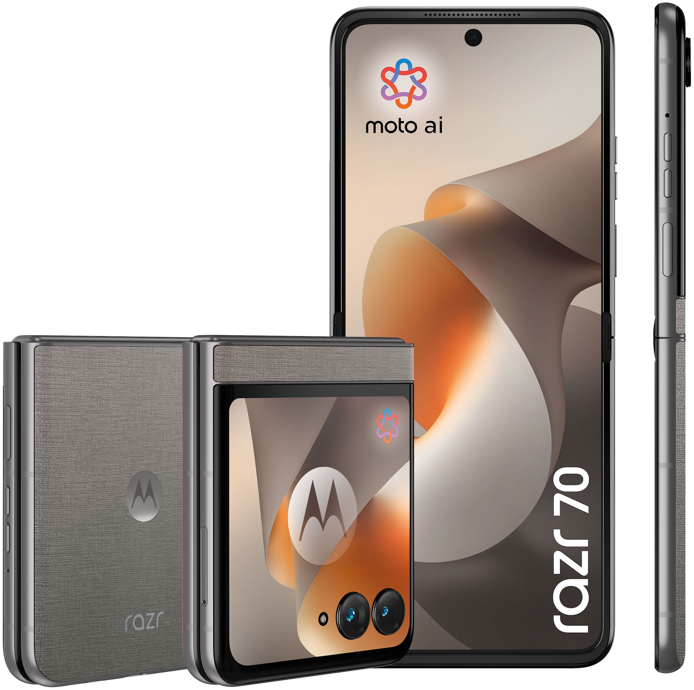 Motorola Smartphone »razr 70« PANTONE® Hematite
